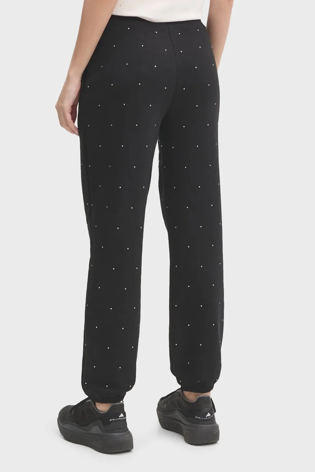 Guess Rhinestones Relaxed Fit Tamamı Taşlı Jogger V5RB08KCLJ0 Bayan Pantolon V5RB08 KCLJ0 JBLK SİYAH - 7