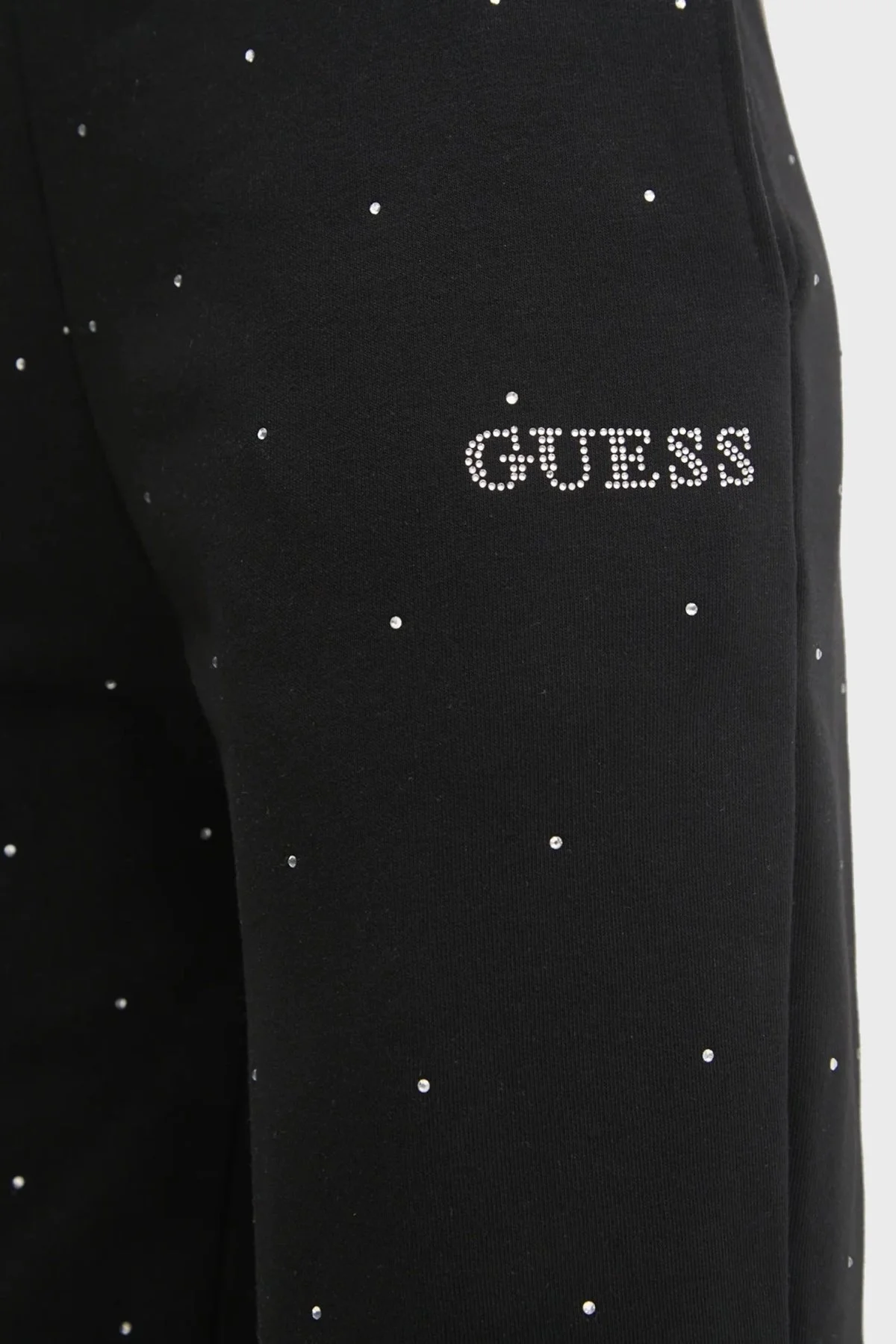 Guess Rhinestones Relaxed Fit Tamamı Taşlı Jogger V5RB08KCLJ0 Bayan Pantolon V5RB08 KCLJ0 JBLK SİYAH - 8