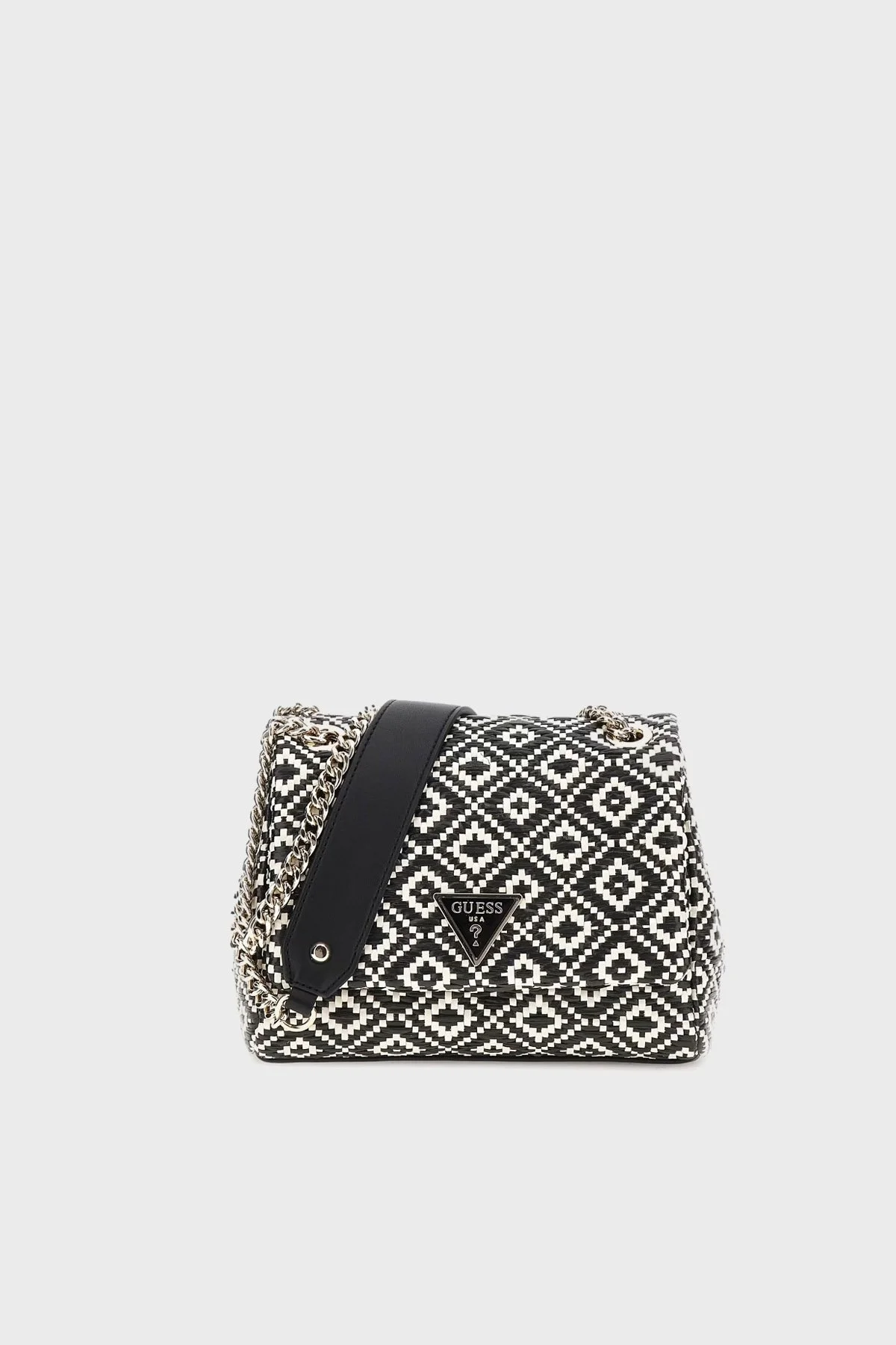 Guess Rianee Logolu Zincir Askılı HWWR9228210 Bayan Çanta HWWR9228210 BLA SİYAH - 1