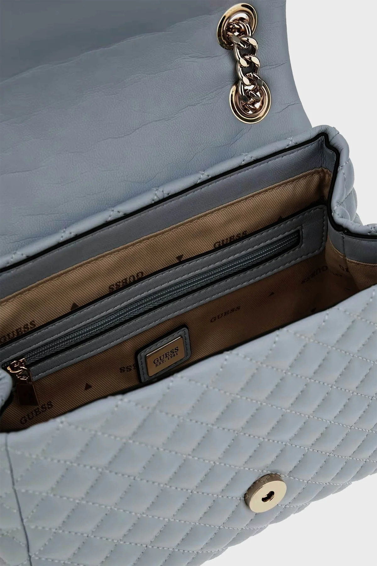 Guess Rianee Zincir Askılı HWQG9236210 Bayan Çanta HWQG9236210 SKB MAVİ - 3