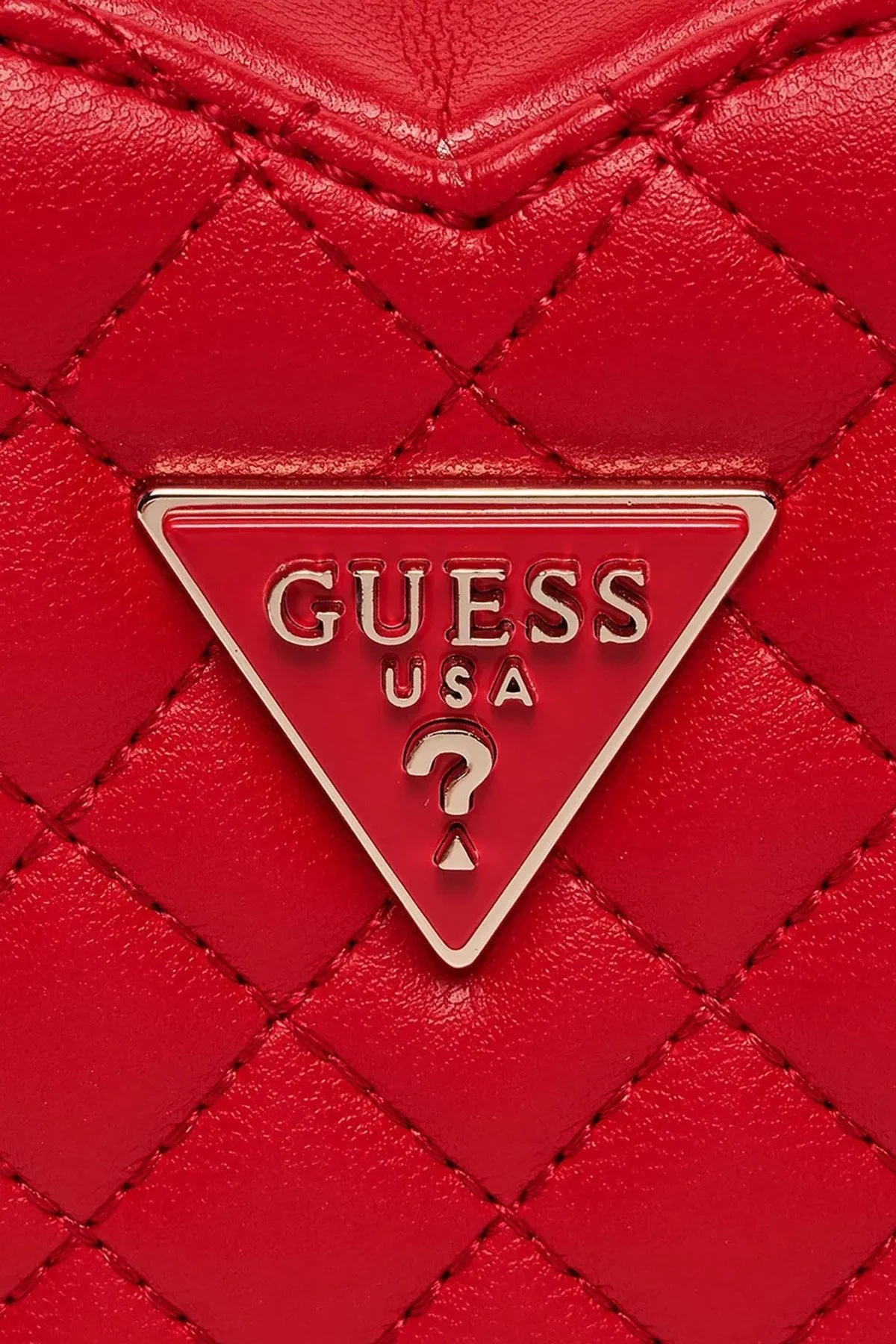 Guess Rianee Zincir Askılı Kalp Desenli HWQG9236770 Bayan Çanta HWQG9236770 RED KIRMIZI - 5