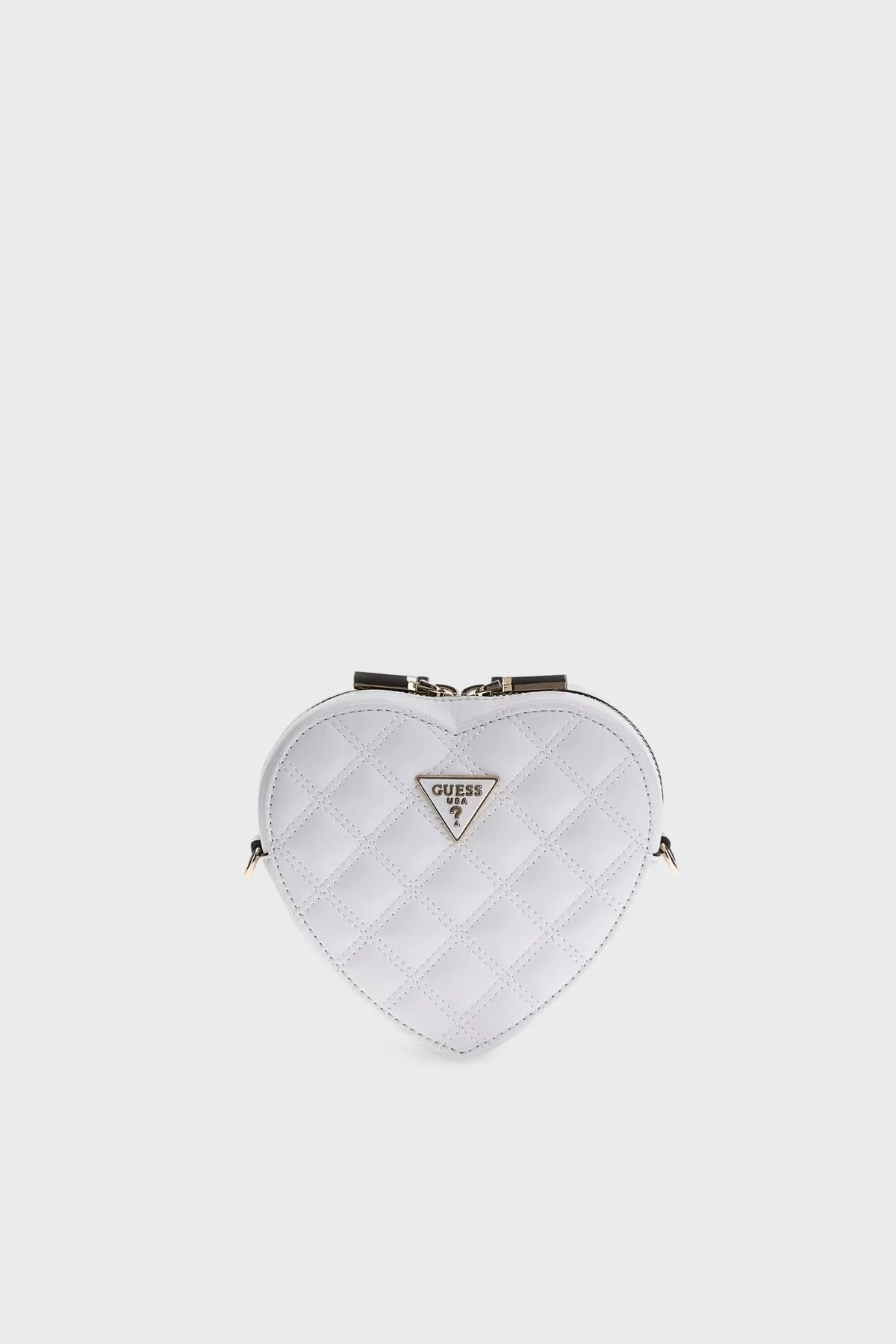 Guess Rianee Zincir Askılı Kalp Desenli HWQG9236770 Bayan Çanta HWQG9236770 WHI BEYAZ - 1