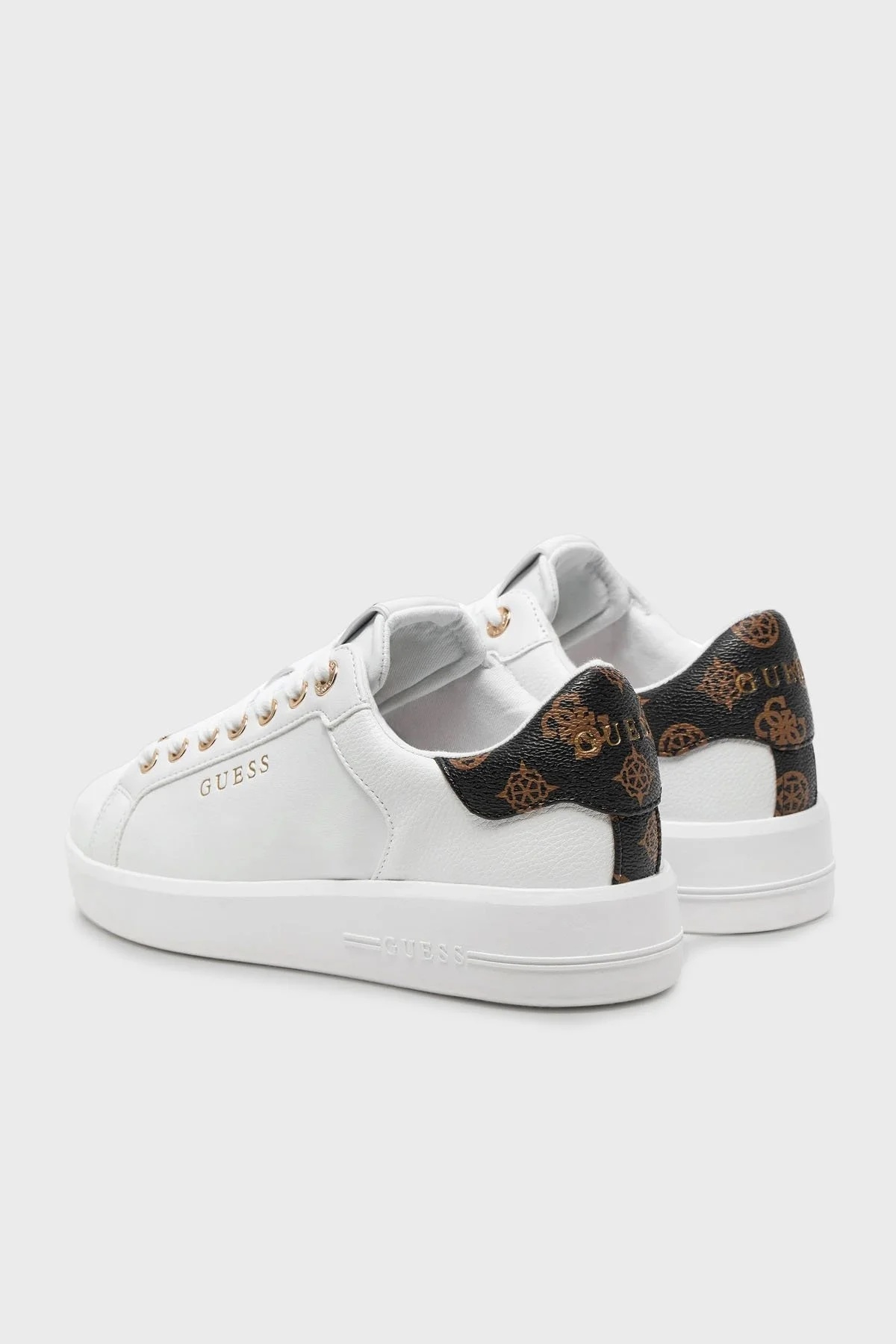 Guess Roki2 Logolu Sneaker FLFRO2FAL12 Bayan Ayakkabı FLFRO2 FAL12 WHITE BEYAZ - 3