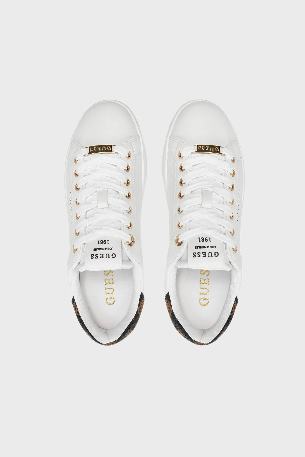 Guess Roki2 Logolu Sneaker FLFRO2FAL12 Bayan Ayakkabı FLFRO2 FAL12 WHITE BEYAZ - 4