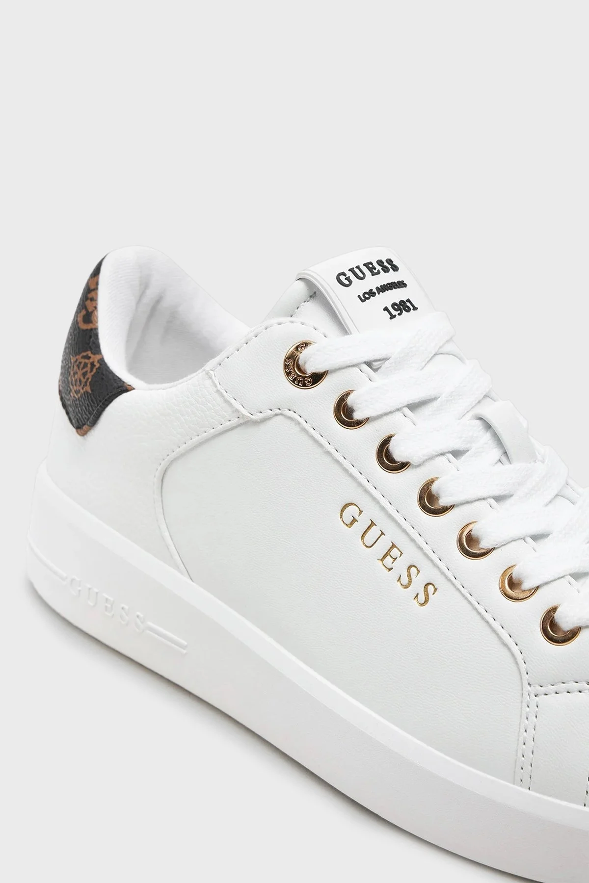 Guess Roki2 Logolu Sneaker FLFRO2FAL12 Bayan Ayakkabı FLFRO2 FAL12 WHITE BEYAZ - 6