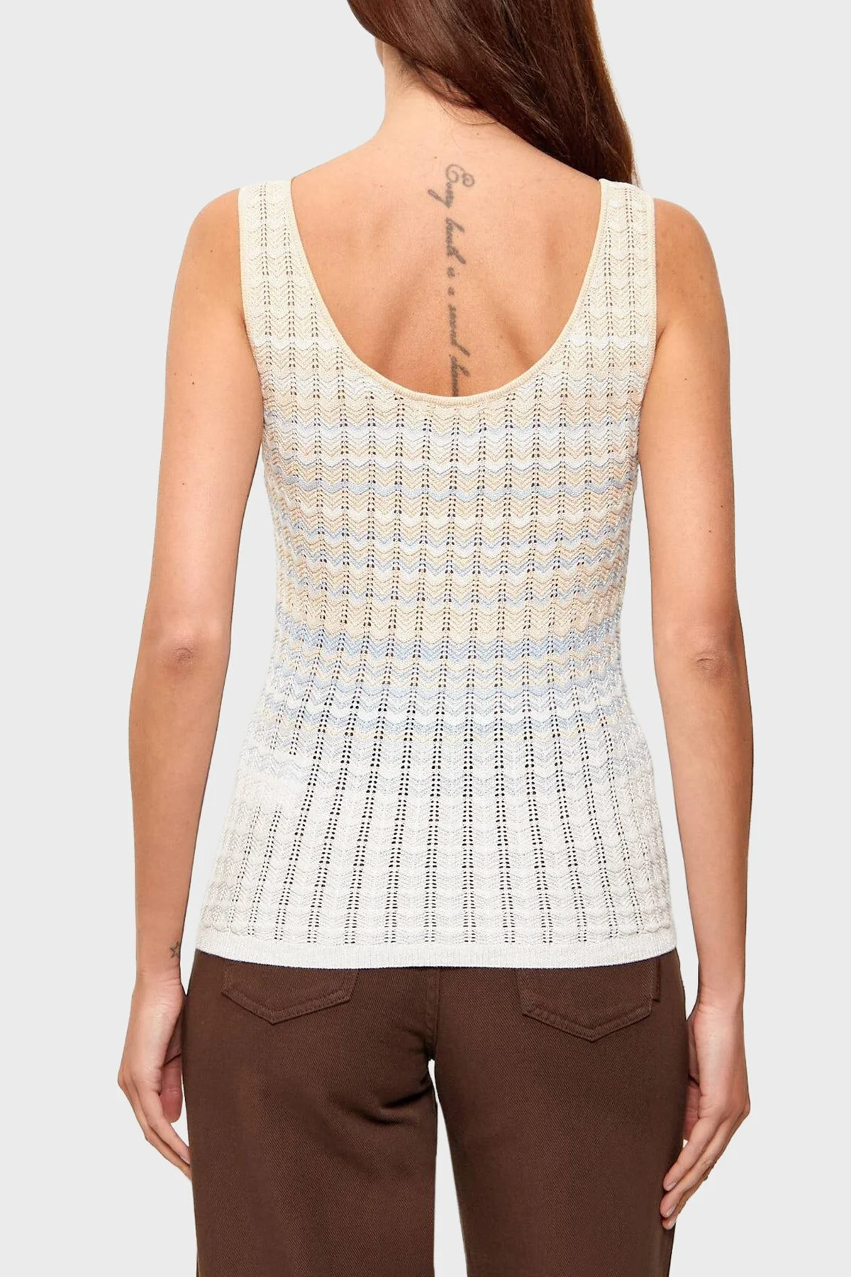 Guess Rosal Ajurlu Regular Fit Kalın Askılı Örme W6GR08Z0589 Bayan Triko W6GR08 Z0589 SM2K MAVİ - 3