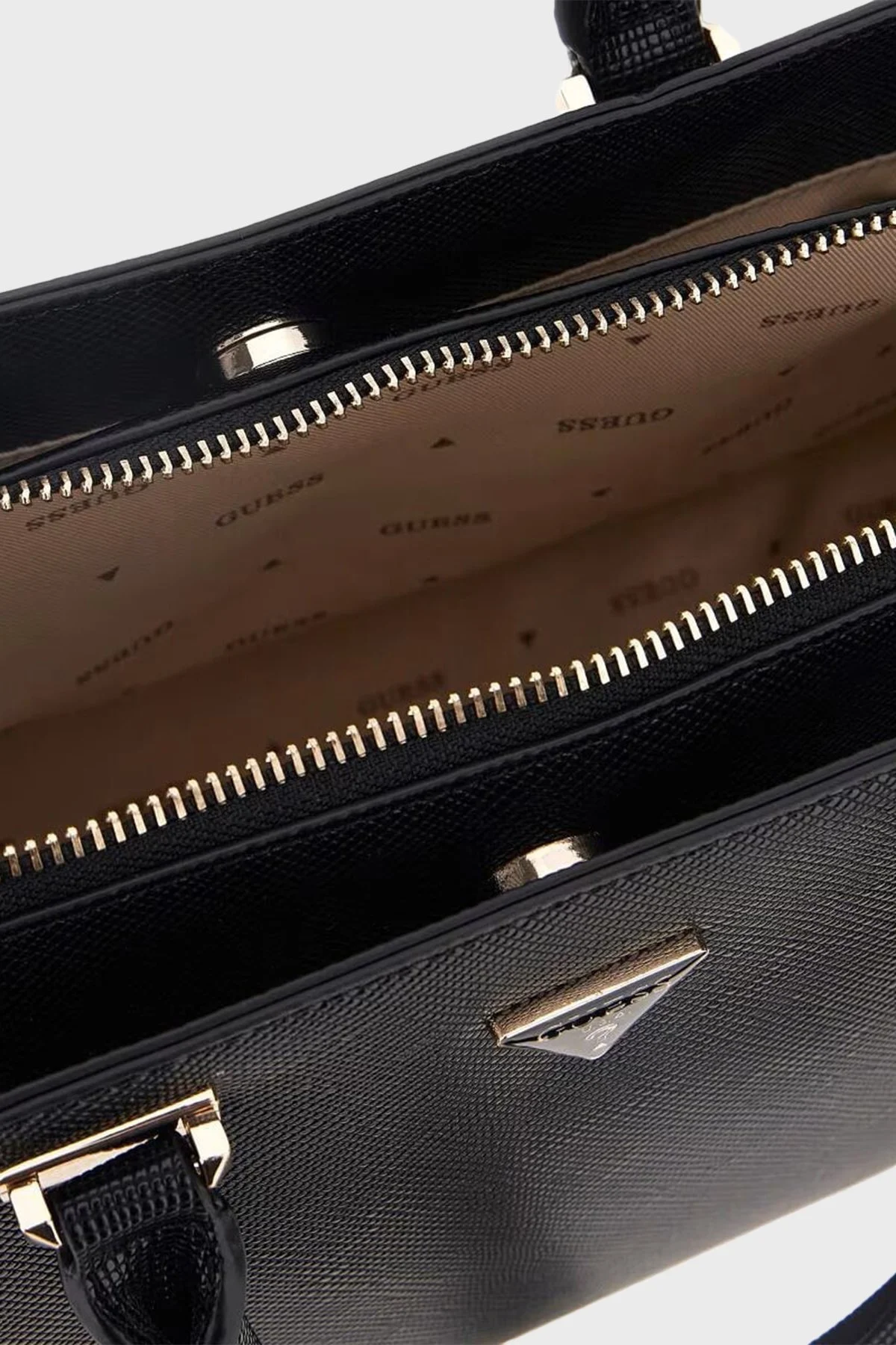 Guess Rosalba Logolu Çıkarılabilir Askılı HWZG9657060 Bayan Çanta HWZG96 57060 BLA SİYAH - 4