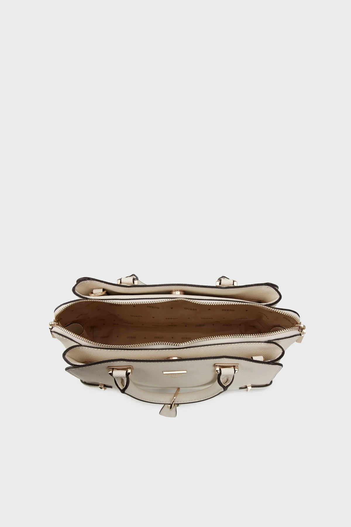 Guess Rosalba Logolu Çıkarılabilir Askılı HWZG9657060 Bayan Çanta HWZG96 57060 OFF BEYAZ - 3