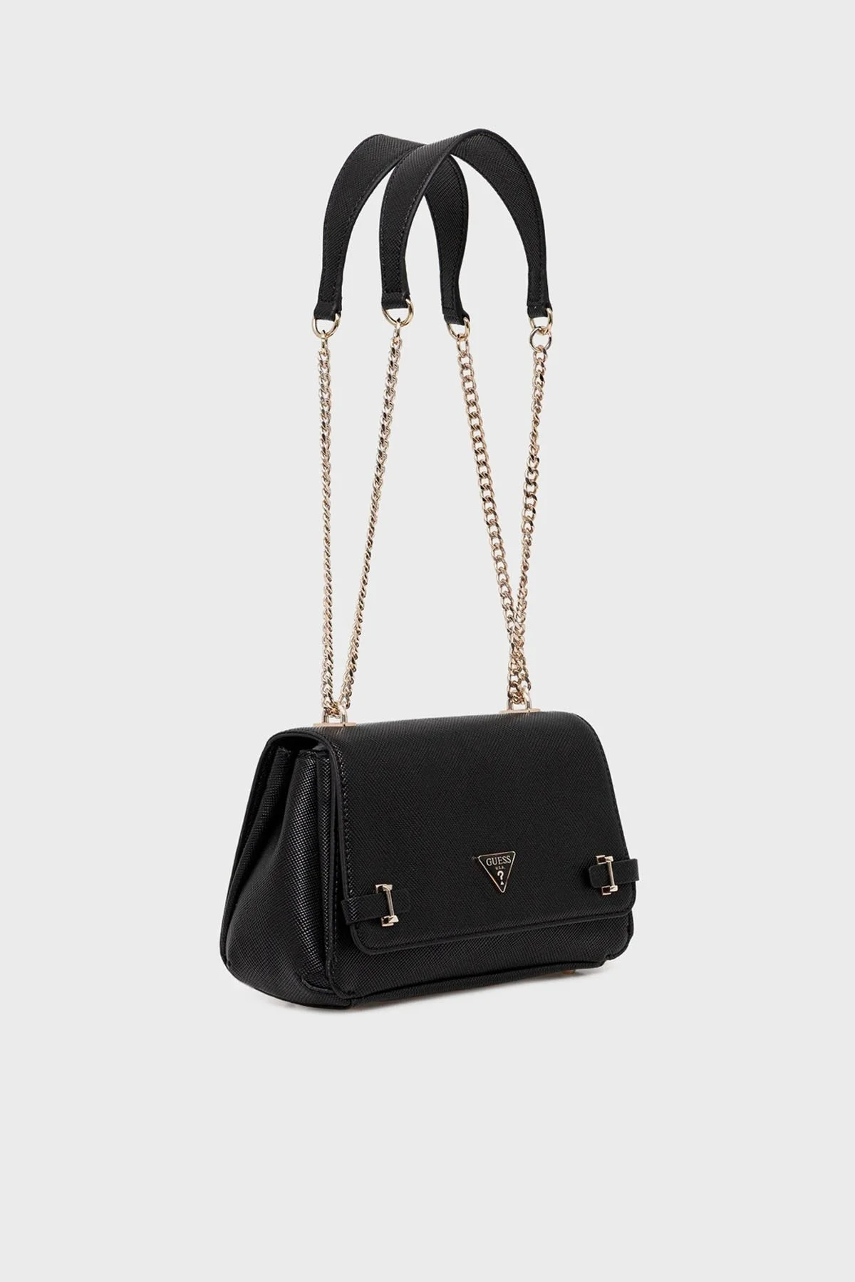 Guess Rosalba Logolu Zincir Askılı HWZG9657210 Bayan Çanta HWZG96 57210 BLA SİYAH - 2