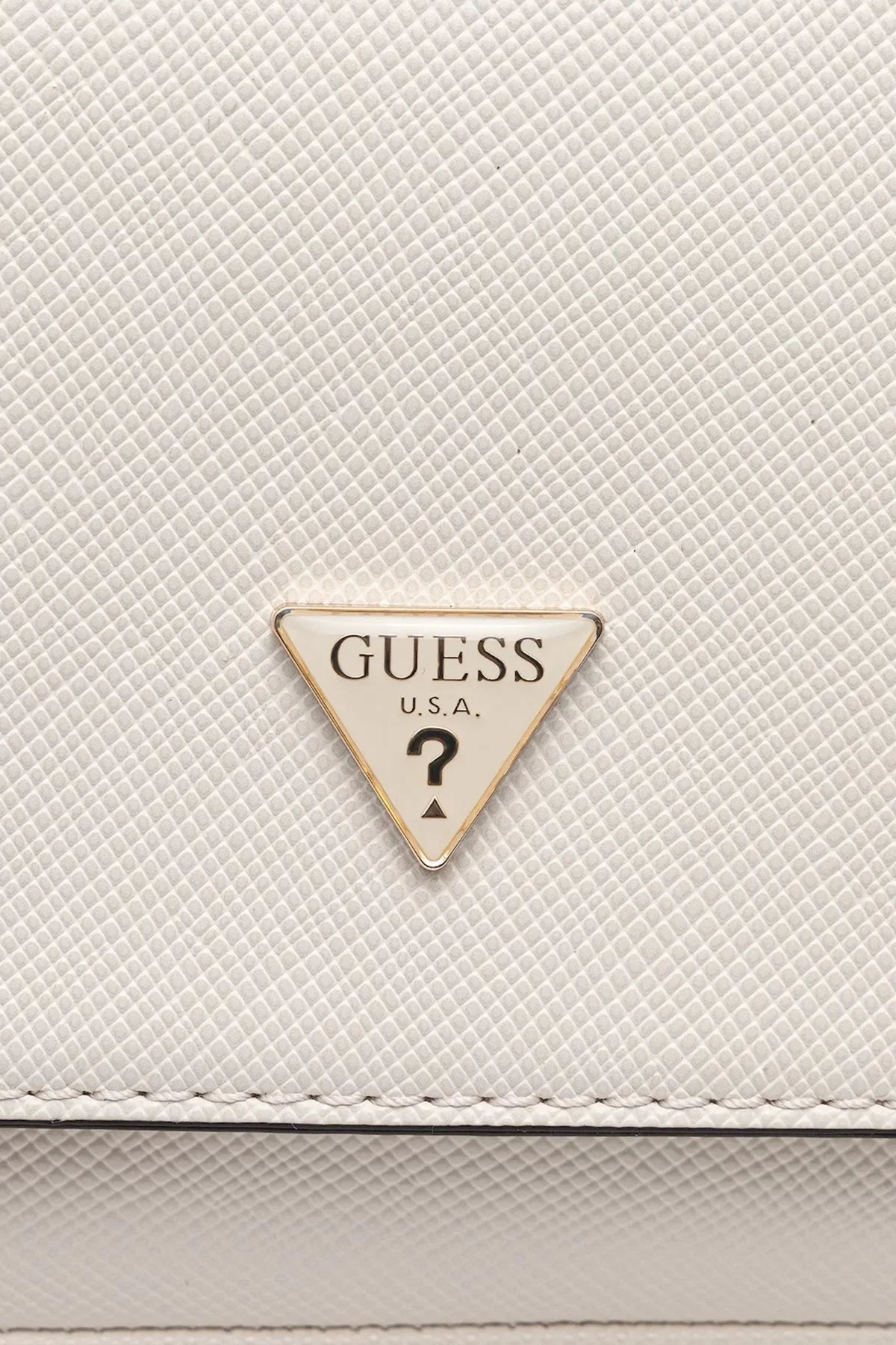 Guess Rosalba Logolu Zincir Askılı HWZG9657210 Bayan Çanta HWZG96 57210 OFF EKRU - 4