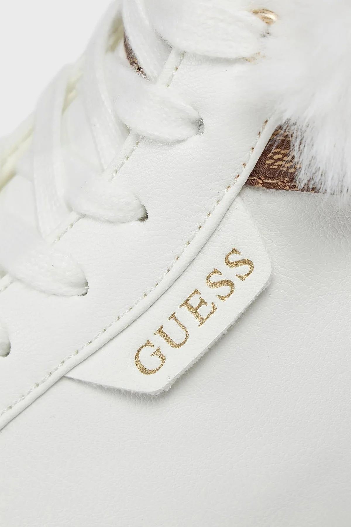 Guess Roxana Gizli Topuklu Sneaker Bayan Ayakkabı FL8ROX FAL12 WHBBR BEYAZ - 6