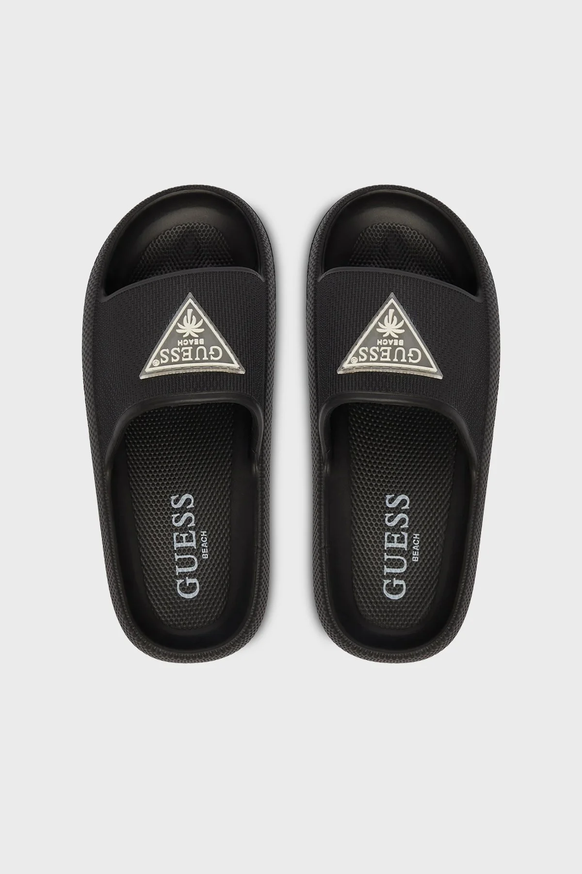 Guess Rubber Logolu E6GZ19WG5X0 Kadın Terlik E6GZ19 WG5X0 JBLK SİYAH - 3