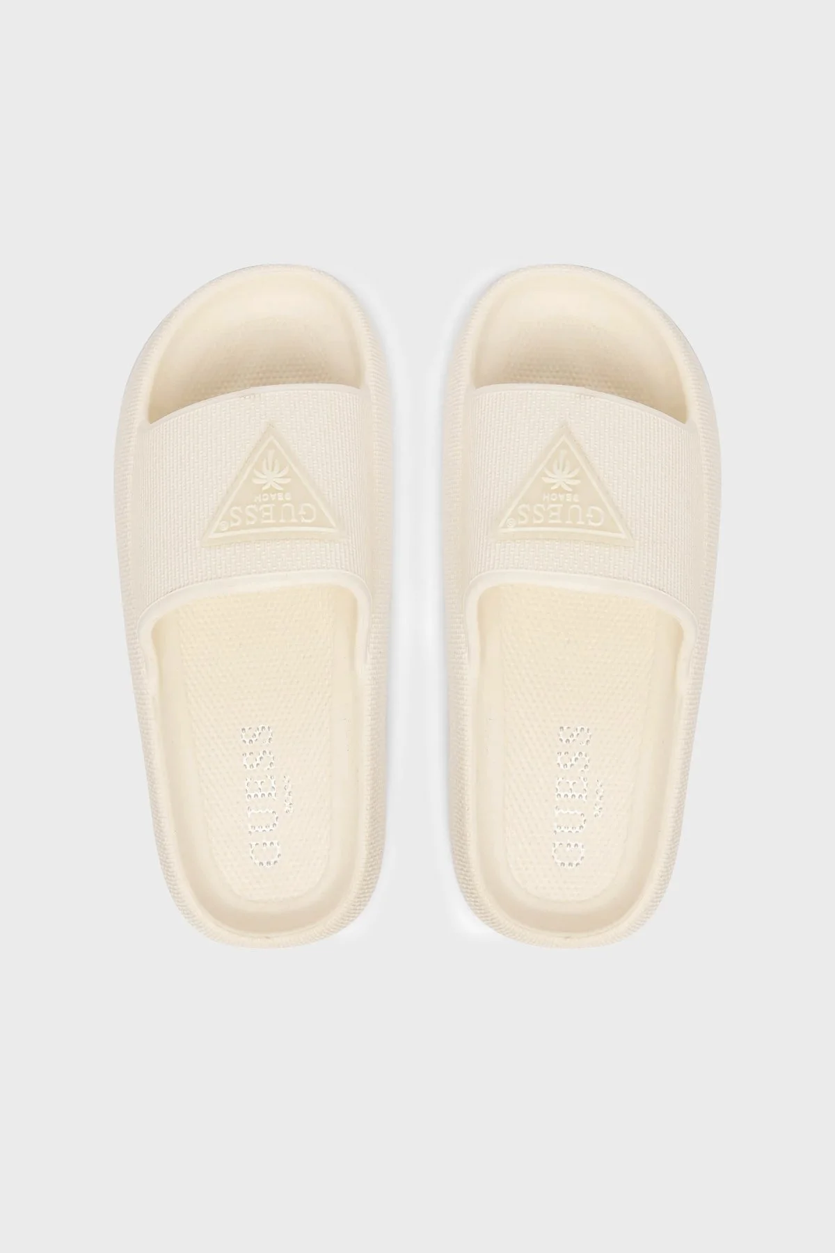 Guess Rubber Logolu E6GZ19WG5X0 Bayan Terlik E6GZ19 WG5X0 MLK KREM - 3