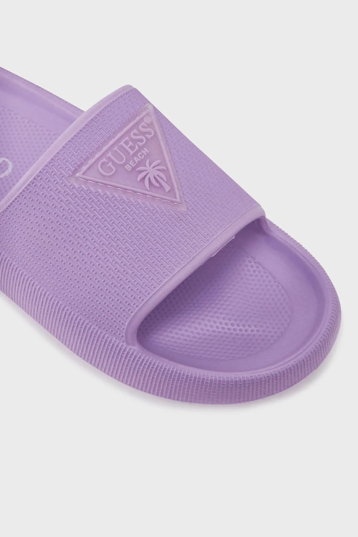 Guess Rubber Logolu Plaj E4GZ27WG5X0 Bayan Terlik E4GZ27 WG5X0 A405 LİLA - 5