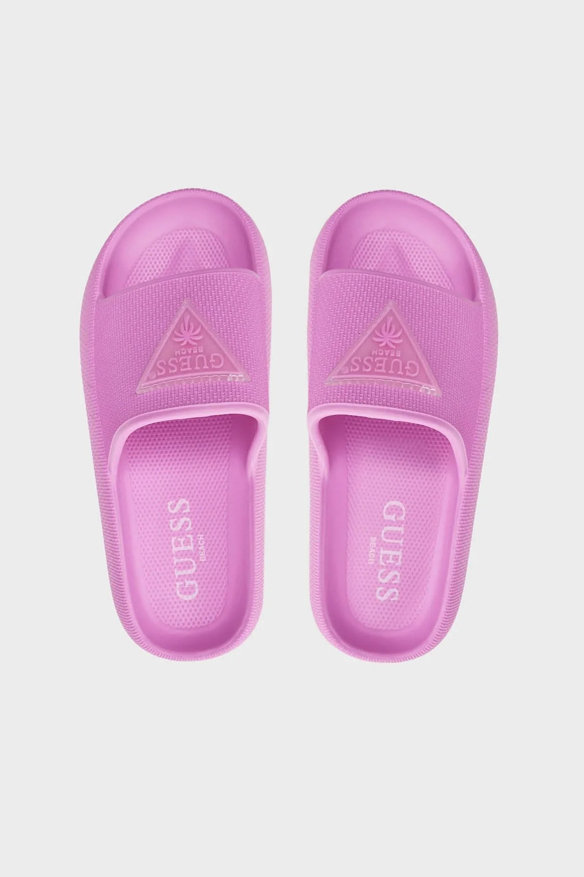 Guess Rubber Logolu Plaj E4GZ27WG5X0 Bayan Terlik E4GZ27 WG5X0 A41G PEMBE - 6