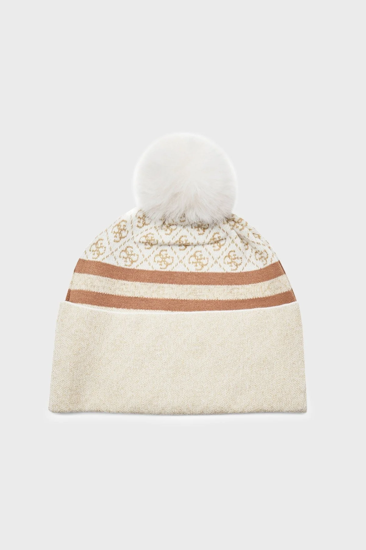 Guess Sabine Ponponlu Yün Karışımlı Bayan Bere W3BZ24 Z3AE0 F02T BEJ - 2