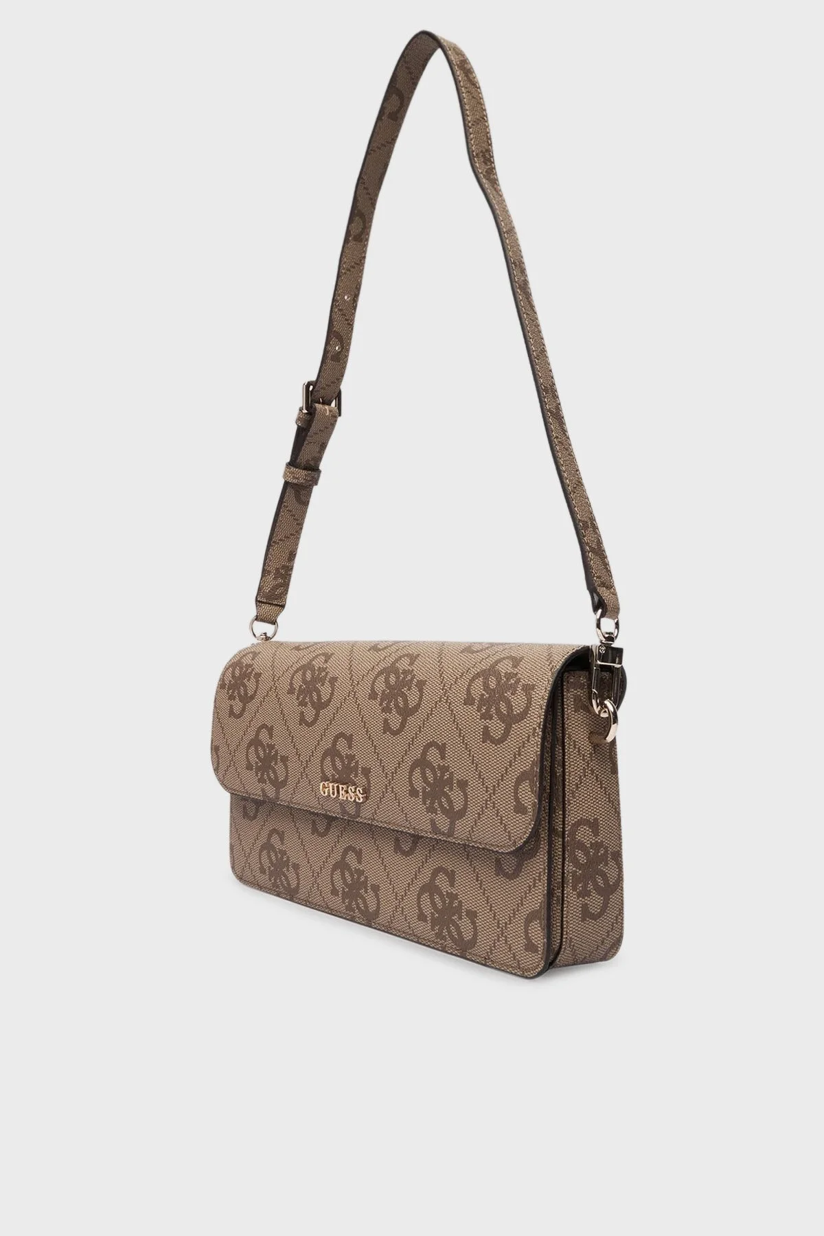 Guess Sadie Logolu Ayarlanabilir HWOS8118190 Bayan Çanta HWOS81 18190 LTL KAHVE - 3