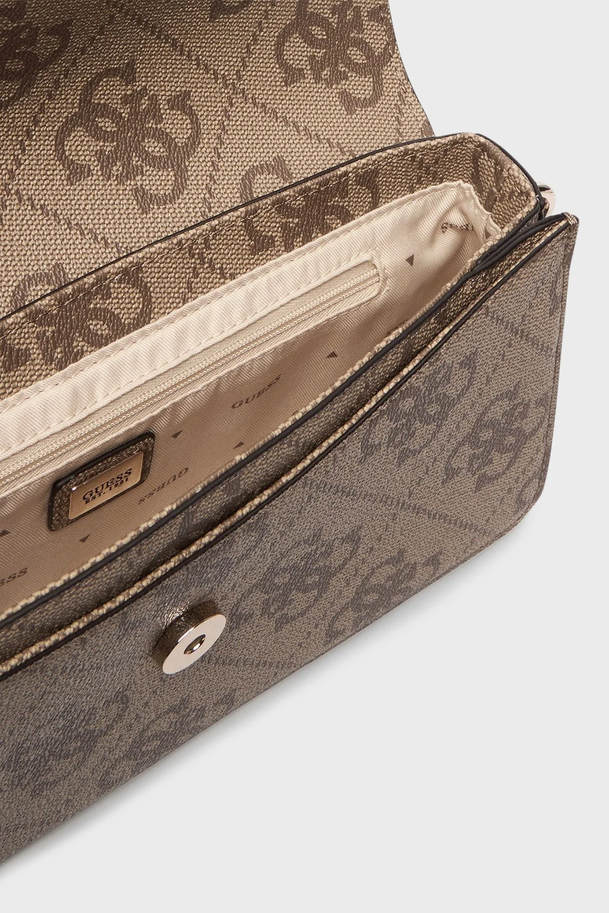 Guess Sadie Logolu Ayarlanabilir HWOS8118190 Bayan Çanta HWOS81 18190 LTL KAHVE - 5