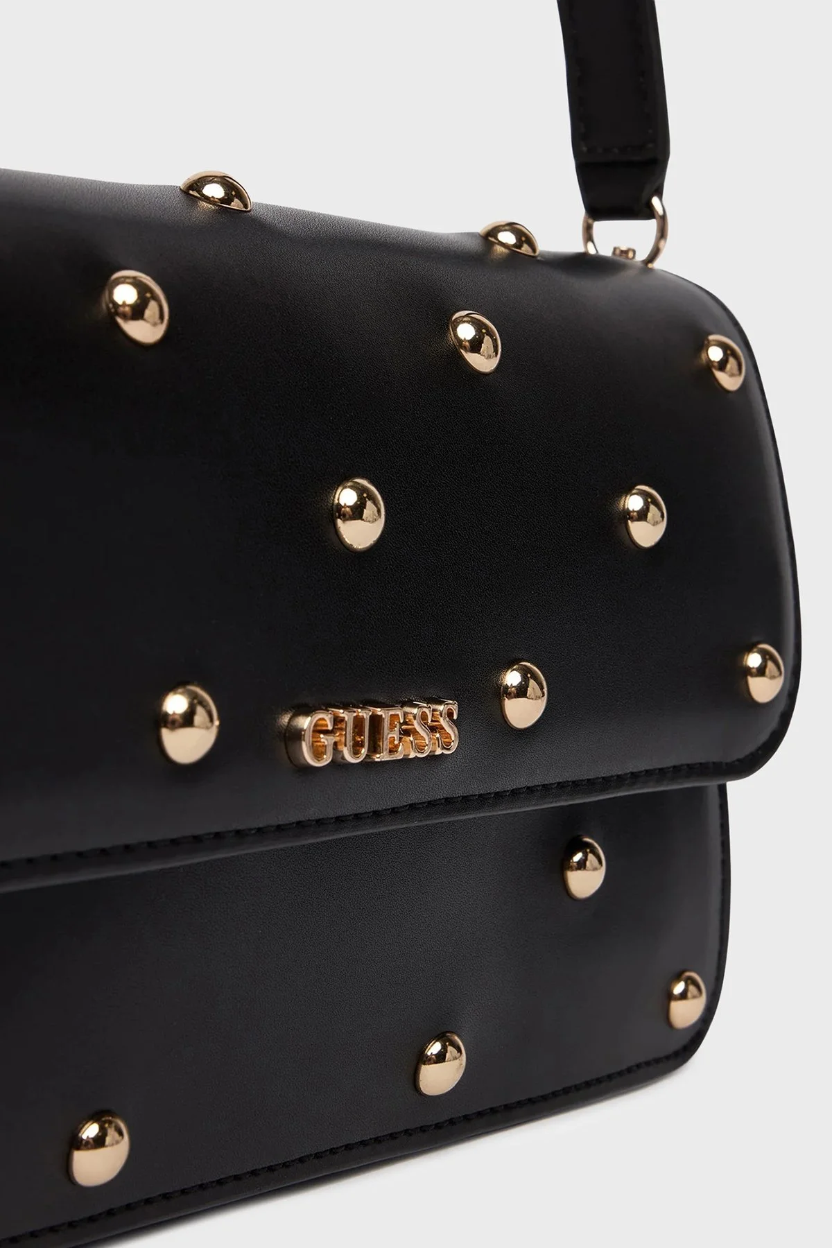 Guess Sadie Zımba Detaylı Ayarlanabilir Omuz Askılı HWVG8118190 Bayan Çanta HWVG81 18190 BLA SİYAH - 3