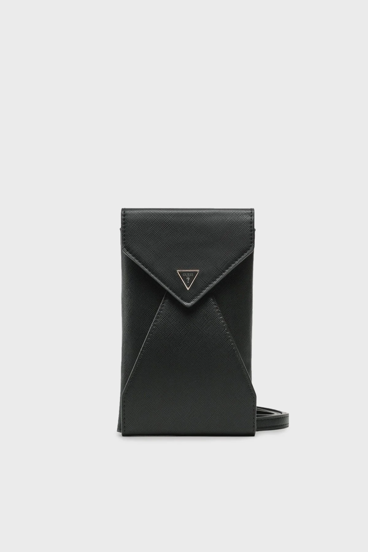 Guess Saffiano Ayarlanabilir Çapraz Omuz Askılı Bayan Telefon Çantası PW1561P3226 BLA SİYAH - 1