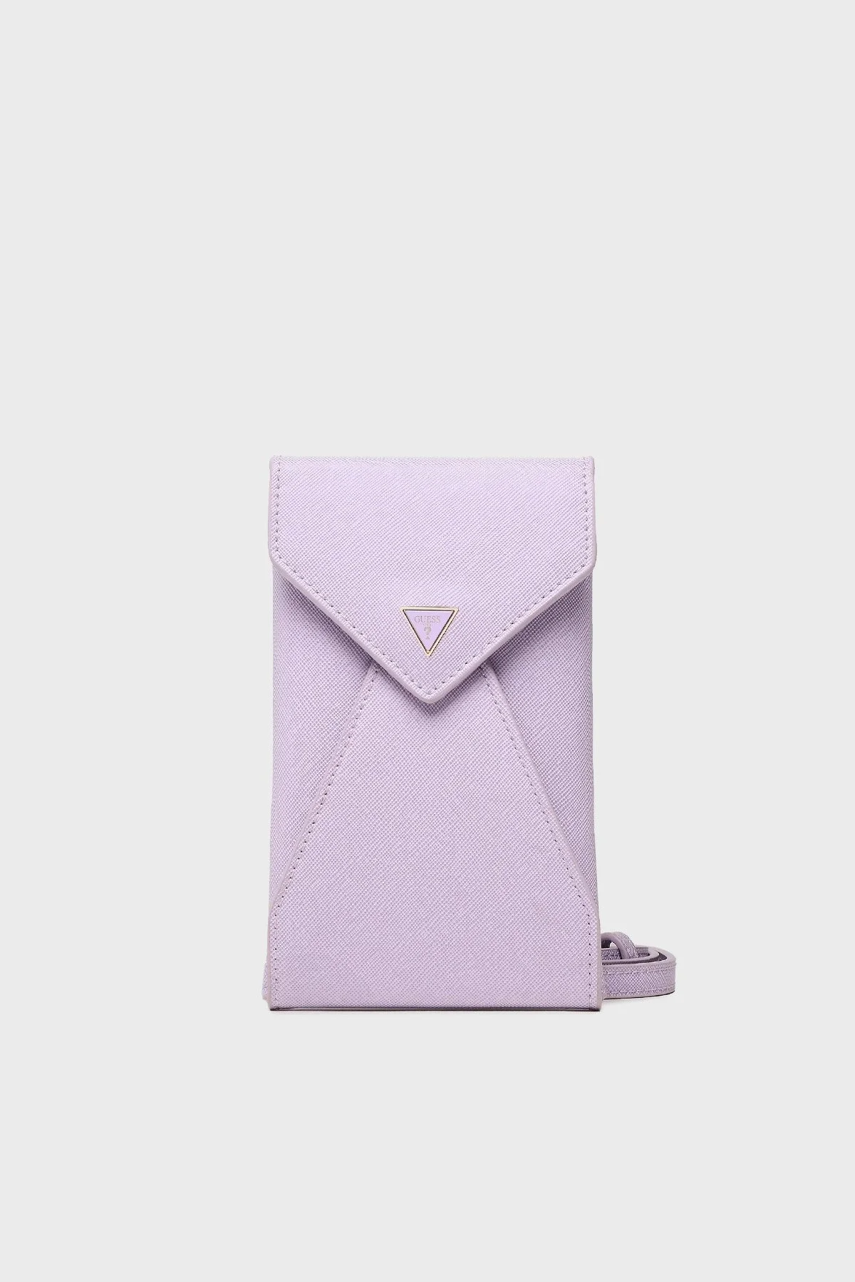 Guess Saffiano Ayarlanabilir Çapraz Omuz Askılı Bayan Telefon Çantası PW1561P3226 LAV LİLA - 1