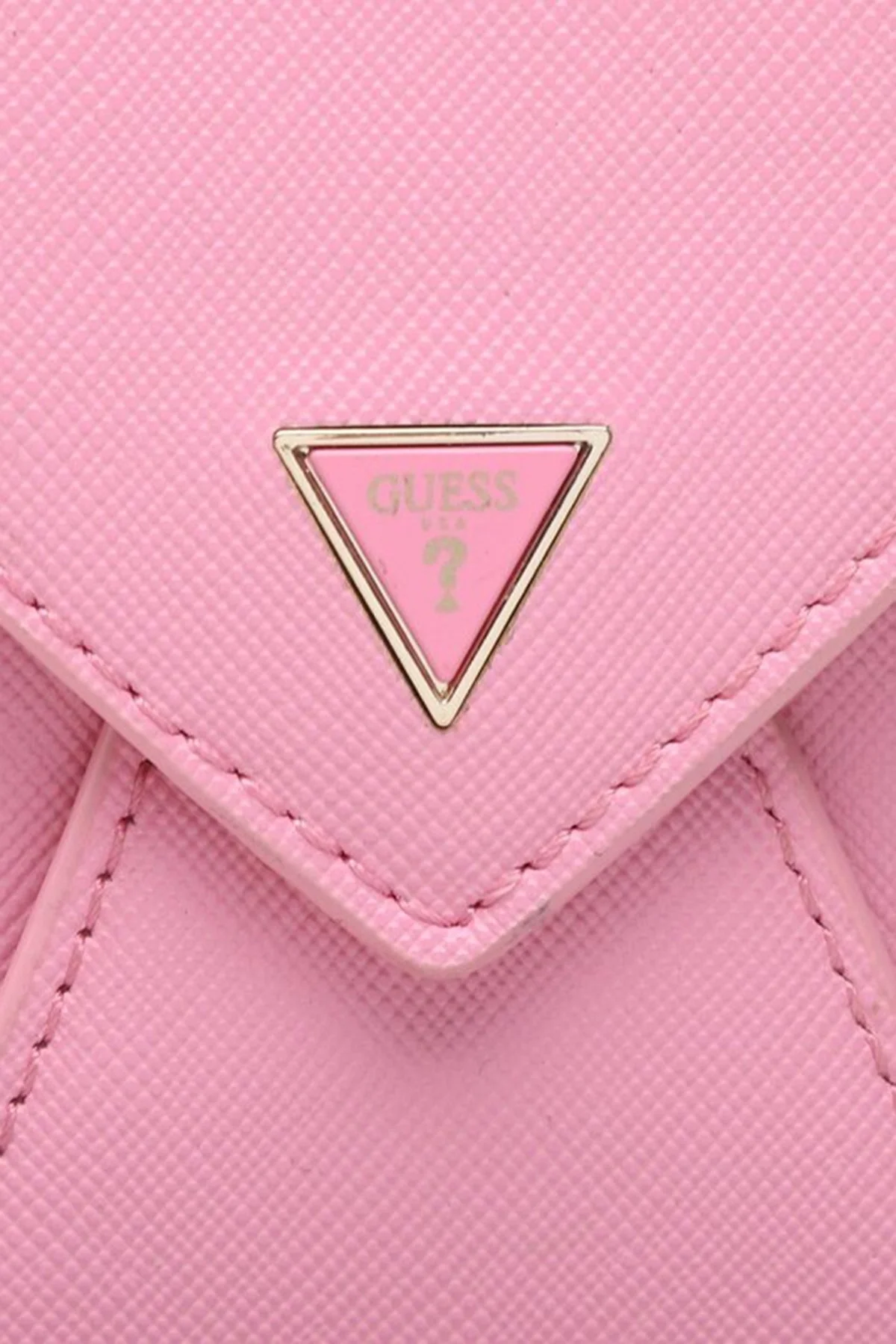 Guess Saffiano Ayarlanabilir Çapraz Omuz Askılı Bayan Telefon Çantası PW1561P3226 PIN PEMBE - 3