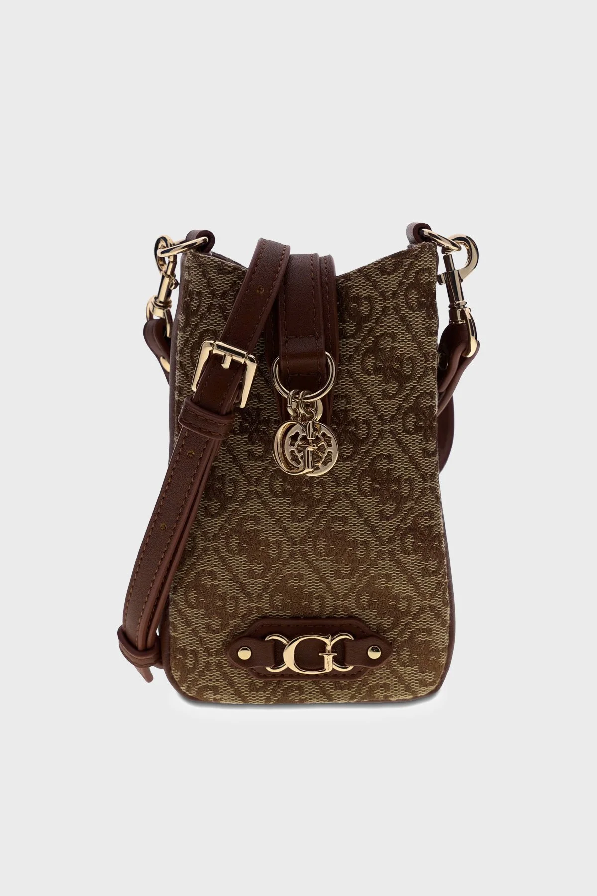 Guess Samantha Logolu Askılı PW7585P6426 Kadın Kartlık PW7585 P6426 LGW Kahve - 1
