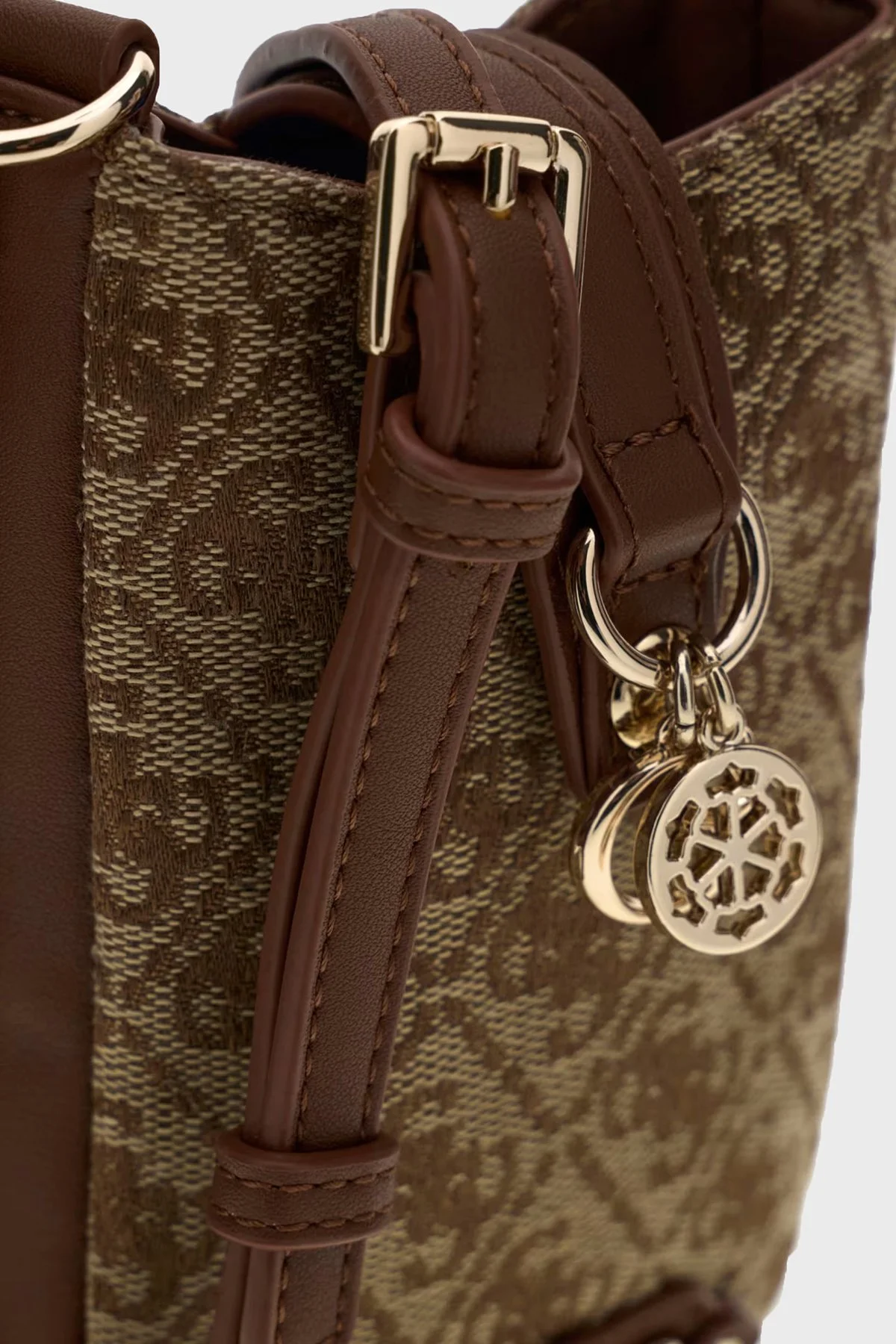 Guess Samantha Logolu Askılı PW7585P6426 Kadın Kartlık PW7585 P6426 LGW Kahve - 3