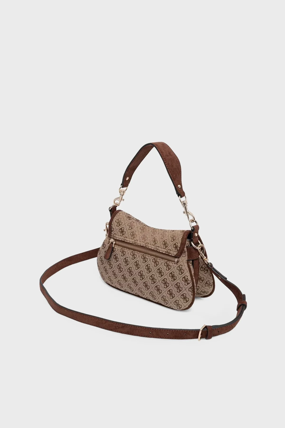 Guess Samantha Logolu Çıkarılabilir Askılı HWJG2313190 Kadın Çanta HWJG23 13190 LGW Kahve - 3