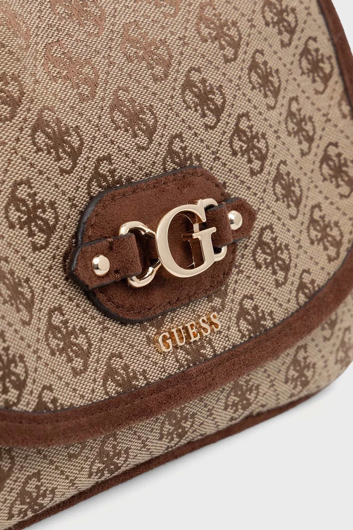 Guess Samantha Logolu Çıkarılabilir Askılı HWJG2313190 Kadın Çanta HWJG23 13190 LGW Kahve - 6