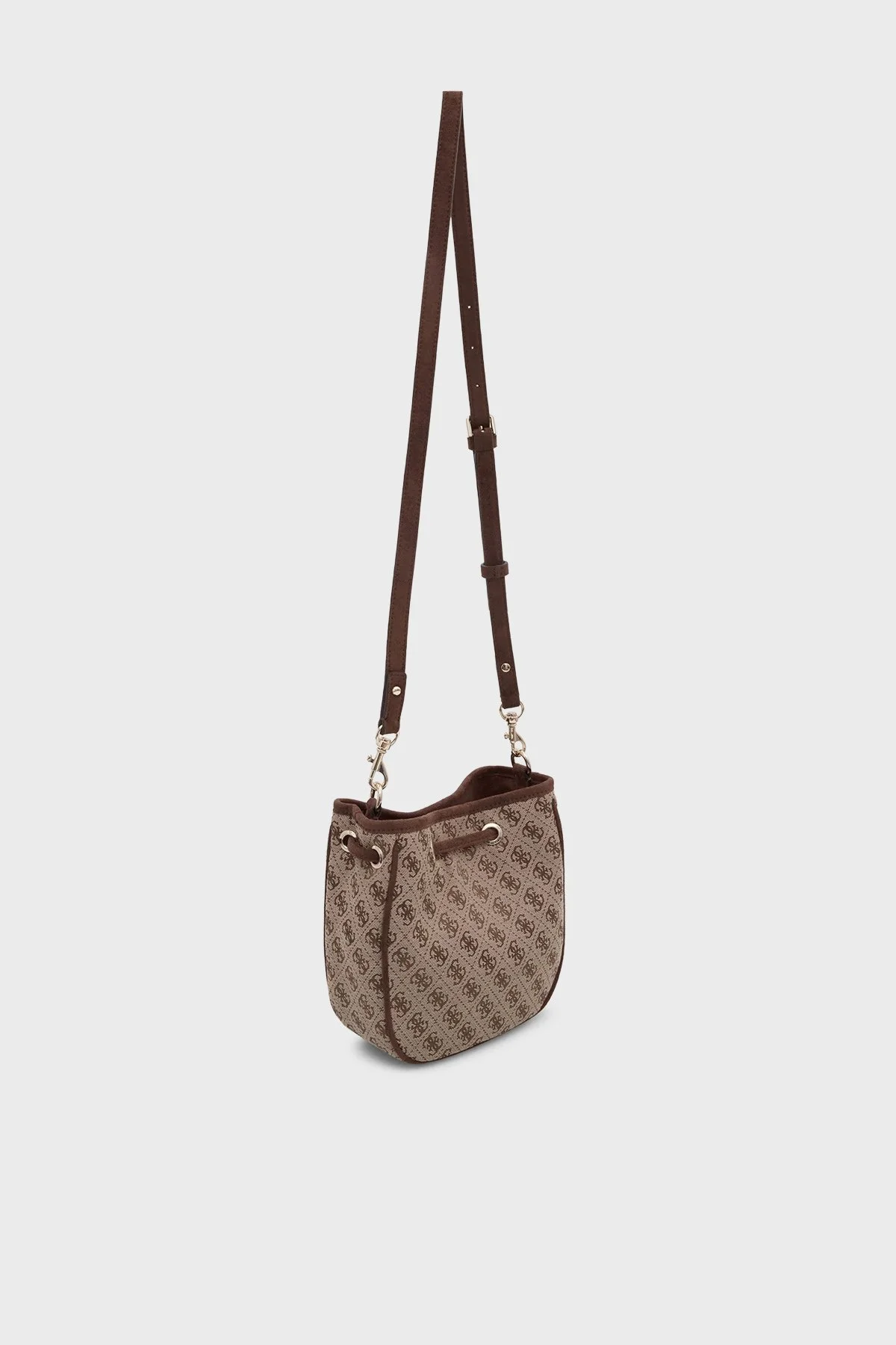 Guess Samantha Logolu Çıkarılabilir Askılı HWJG2313770 Kadın Çanta HWJG23 13770 LGW Kahve - 3