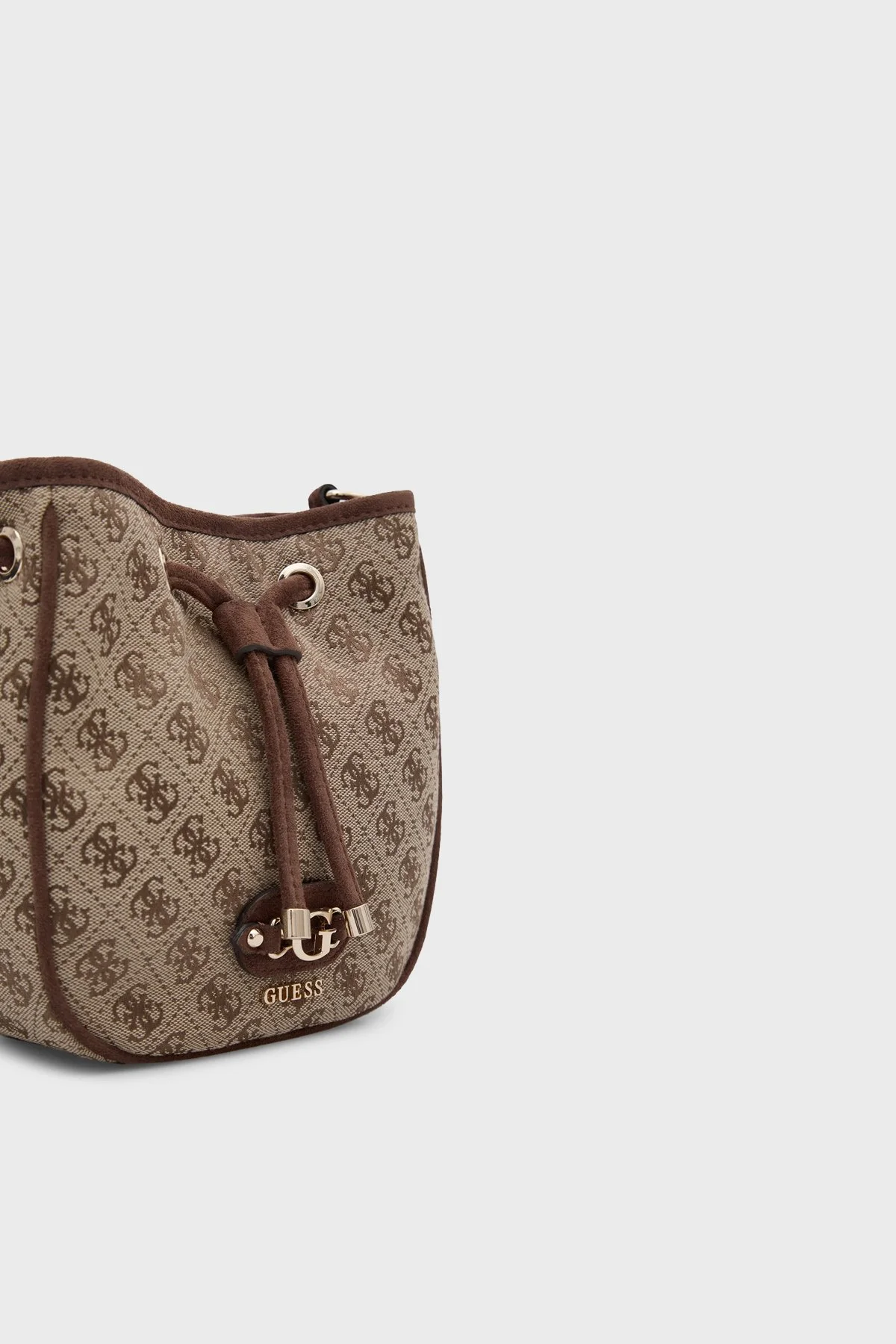 Guess Samantha Logolu Çıkarılabilir Askılı HWJG2313770 Kadın Çanta HWJG23 13770 LGW Kahve - 5