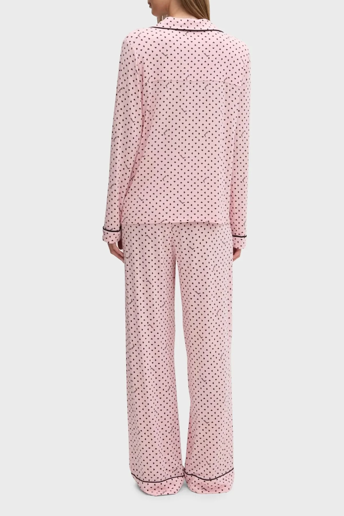 Guess Sasha Kalpli Regular Fit Yüksek Bel Bol Paça Modal O5RX08KCIN2 Bayan Pijama Takımı O5RX08 KCIN2 P6EG PUDRA - 10