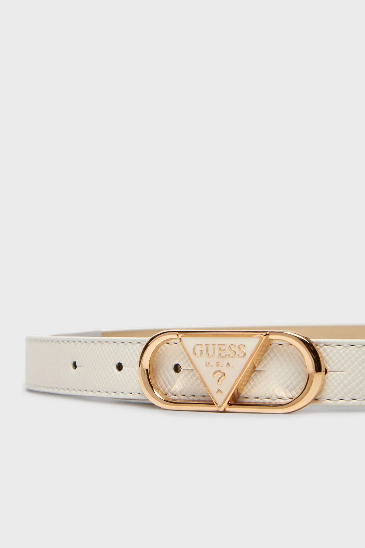 Guess Serenova Logolu Ayarlanabilir BW9270P5320 Kadın Kemer BW9270 P5320 OFF BEYAZ - 3