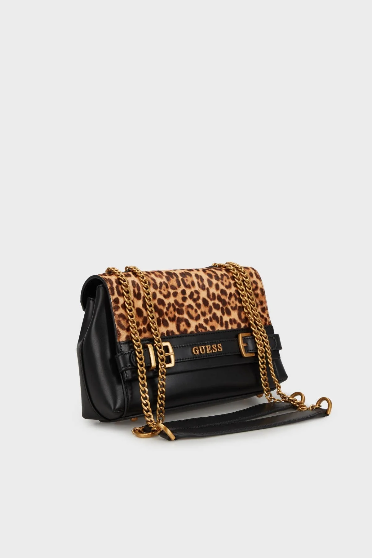 Guess Sestri Deri Çapraz Askılı WLH8985210LEO Bayan Çanta HWLH8985210 LEO LEOPAR - 2