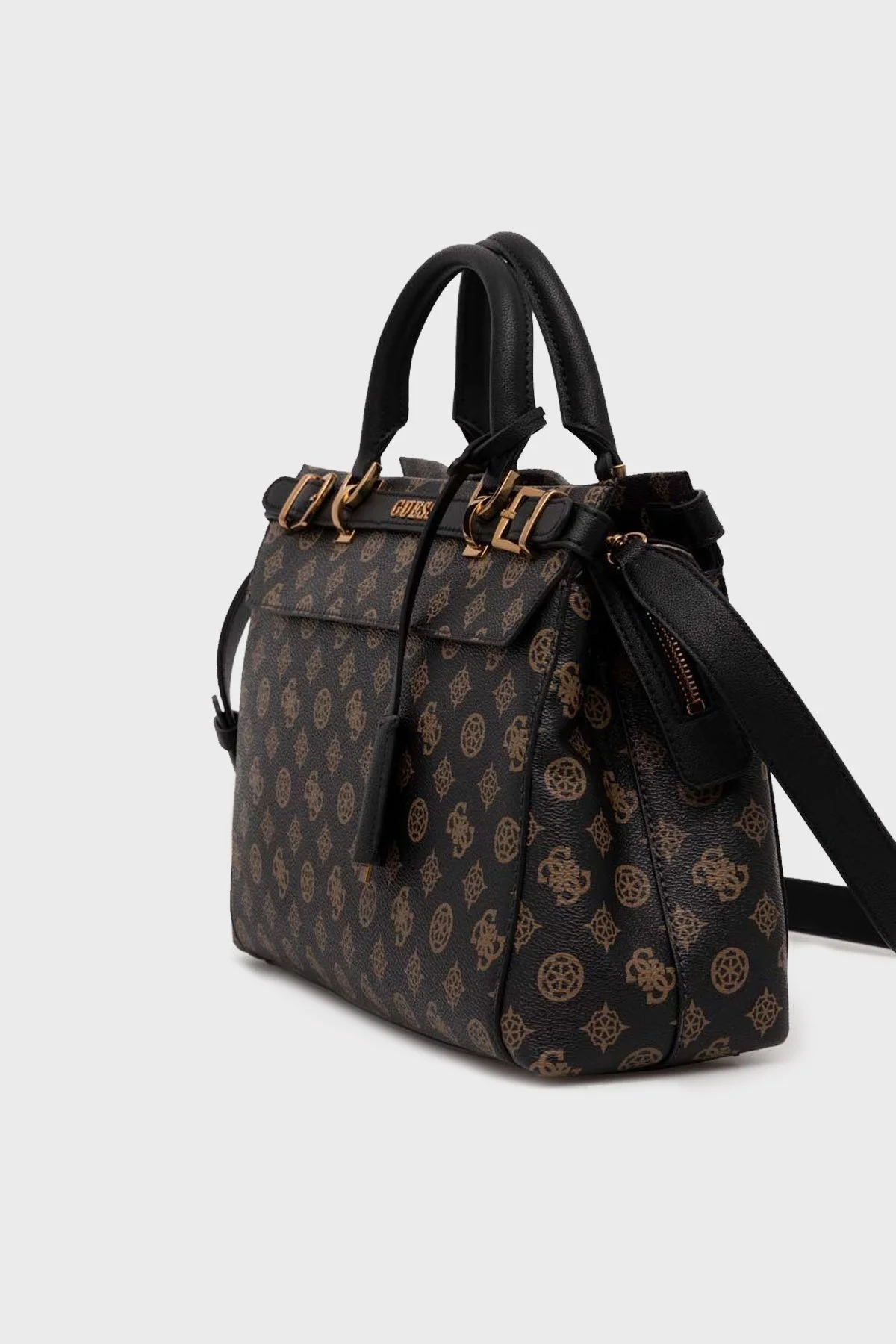 Guess Sestri Logolu Ayarlanabilir ve Çıkarılabilir Omuz Askılı Bayan Çanta HWPZ9001060 MLO KAHVE - 2