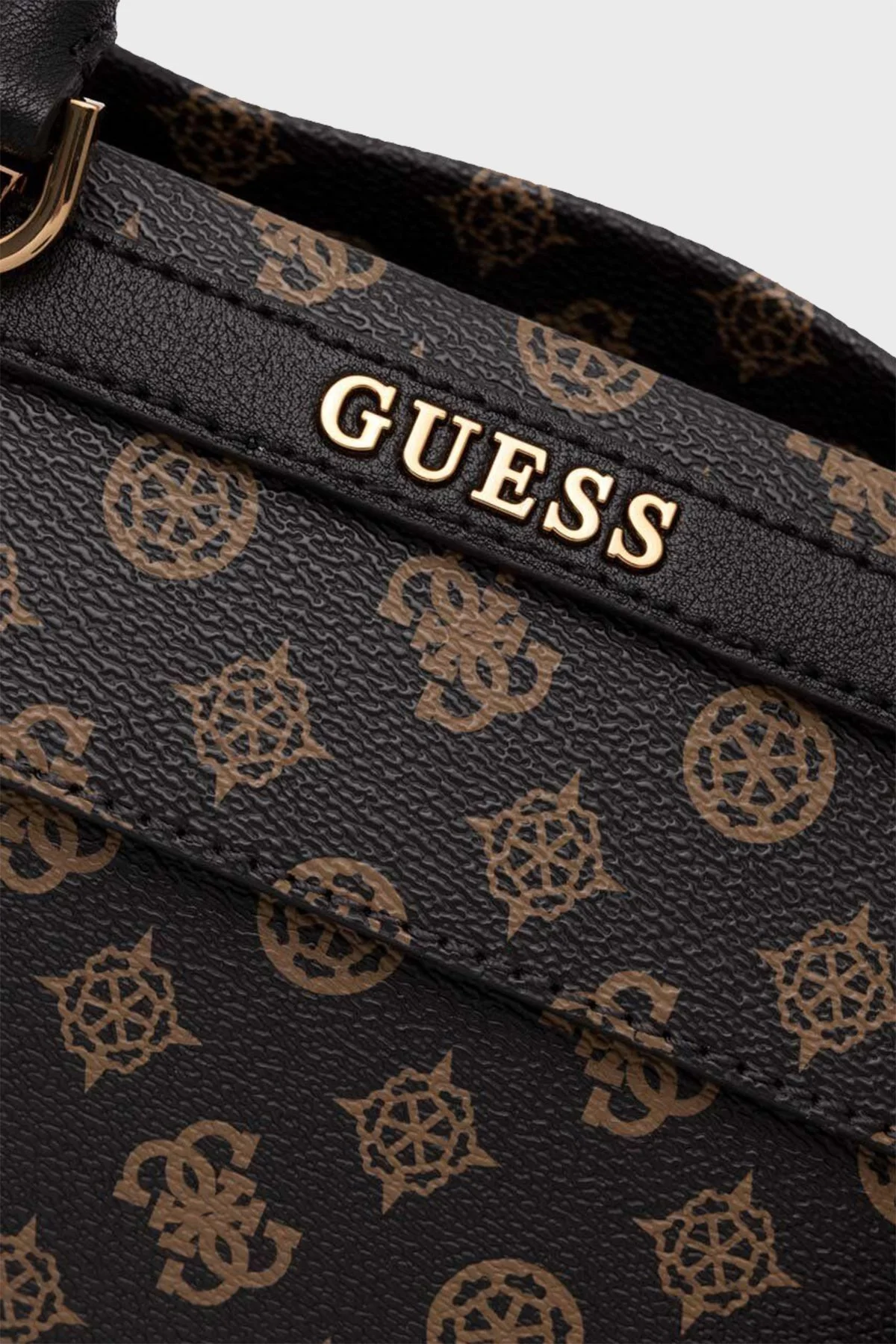 Guess Sestri Logolu Ayarlanabilir ve Çıkarılabilir Omuz Askılı Bayan Çanta HWPZ9001060 MLO KAHVE - 3