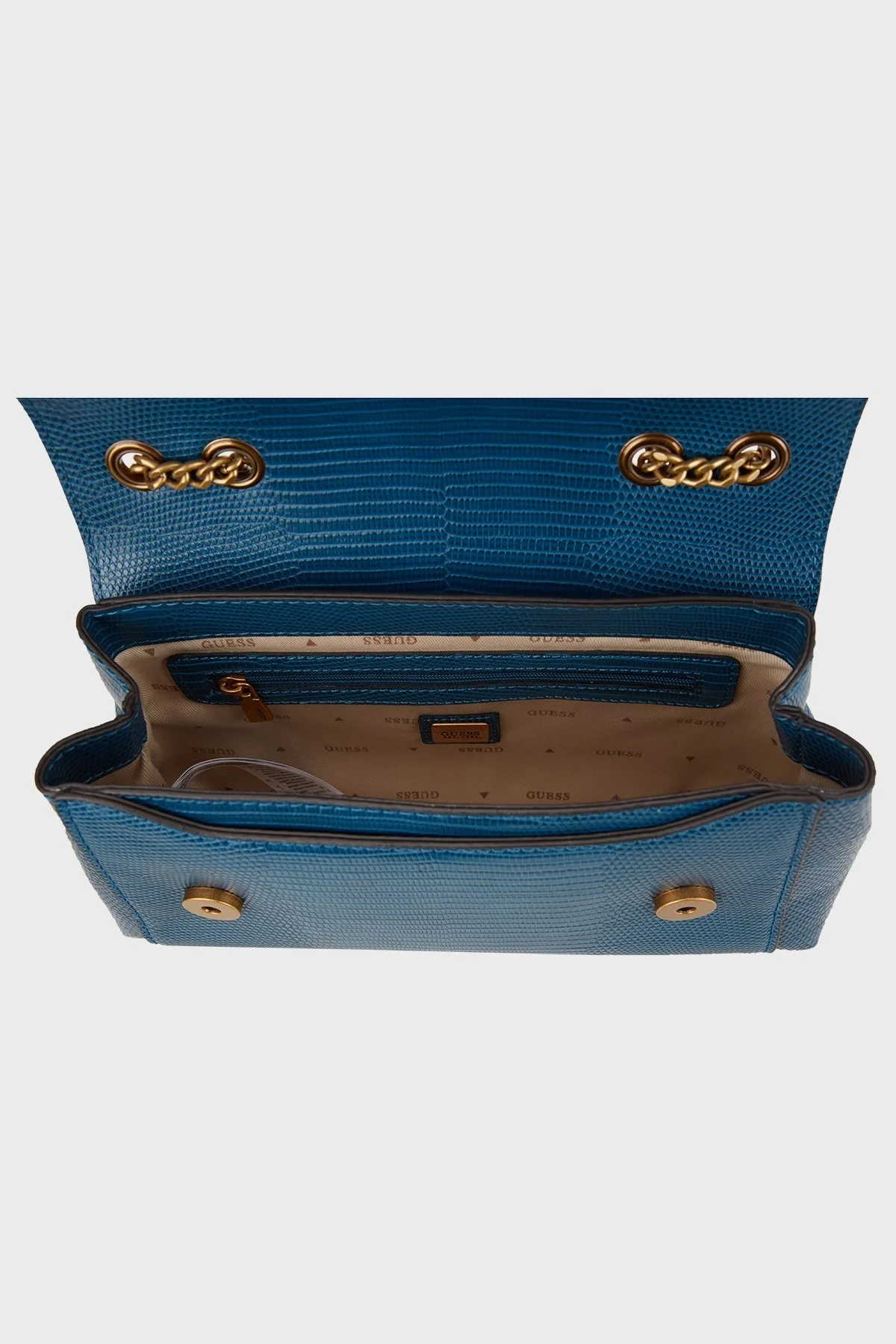 Guess Sestri Logolu Zincir Askılı HWKB8985210 Bayan Çanta HWKB8985210 TEA MAVİ - 4