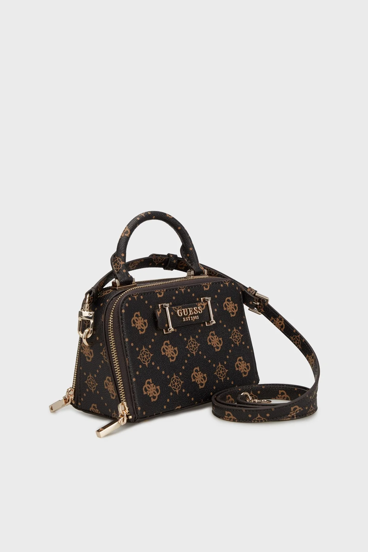 Guess Silia 4G Logolu Çıkarılabilir Askılı HWGP9890760 Bayan Çanta HWGP98 90760 ESL KAHVE - 3
