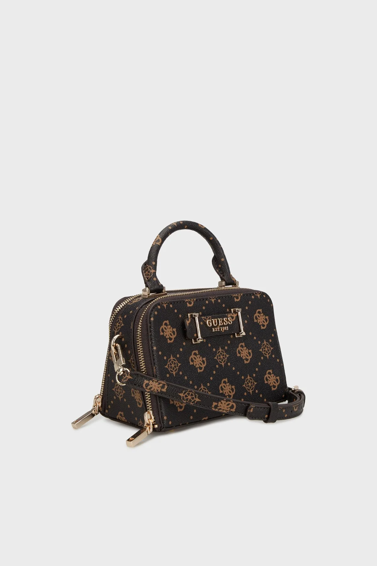 Guess Silia 4G Logolu Çıkarılabilir Askılı HWGP9890760 Bayan Çanta HWGP98 90760 ESL KAHVE - 4