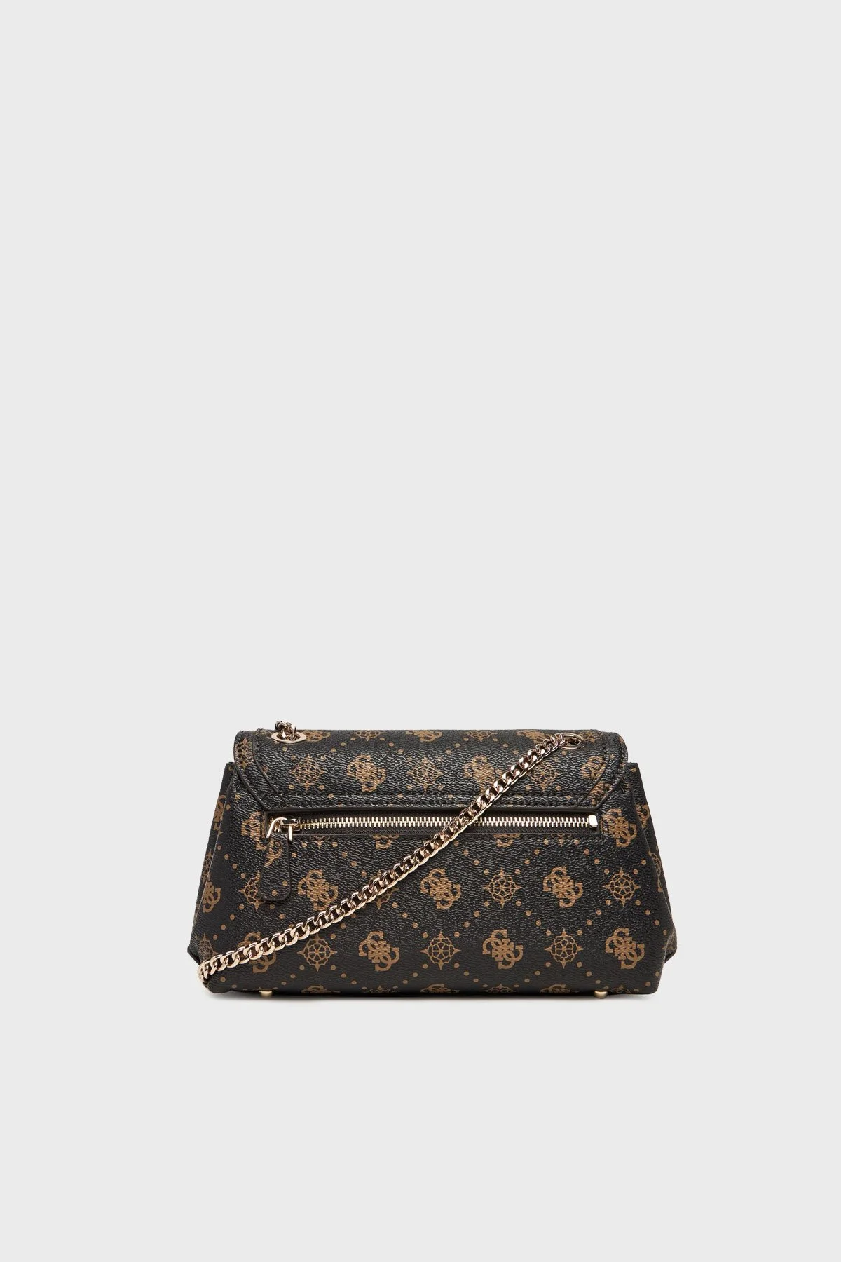 Guess Silia 4G Logolu Zincir Askılı HWGP9890210 Bayan Çanta HWGP98 90210 ESL KAHVE - 3
