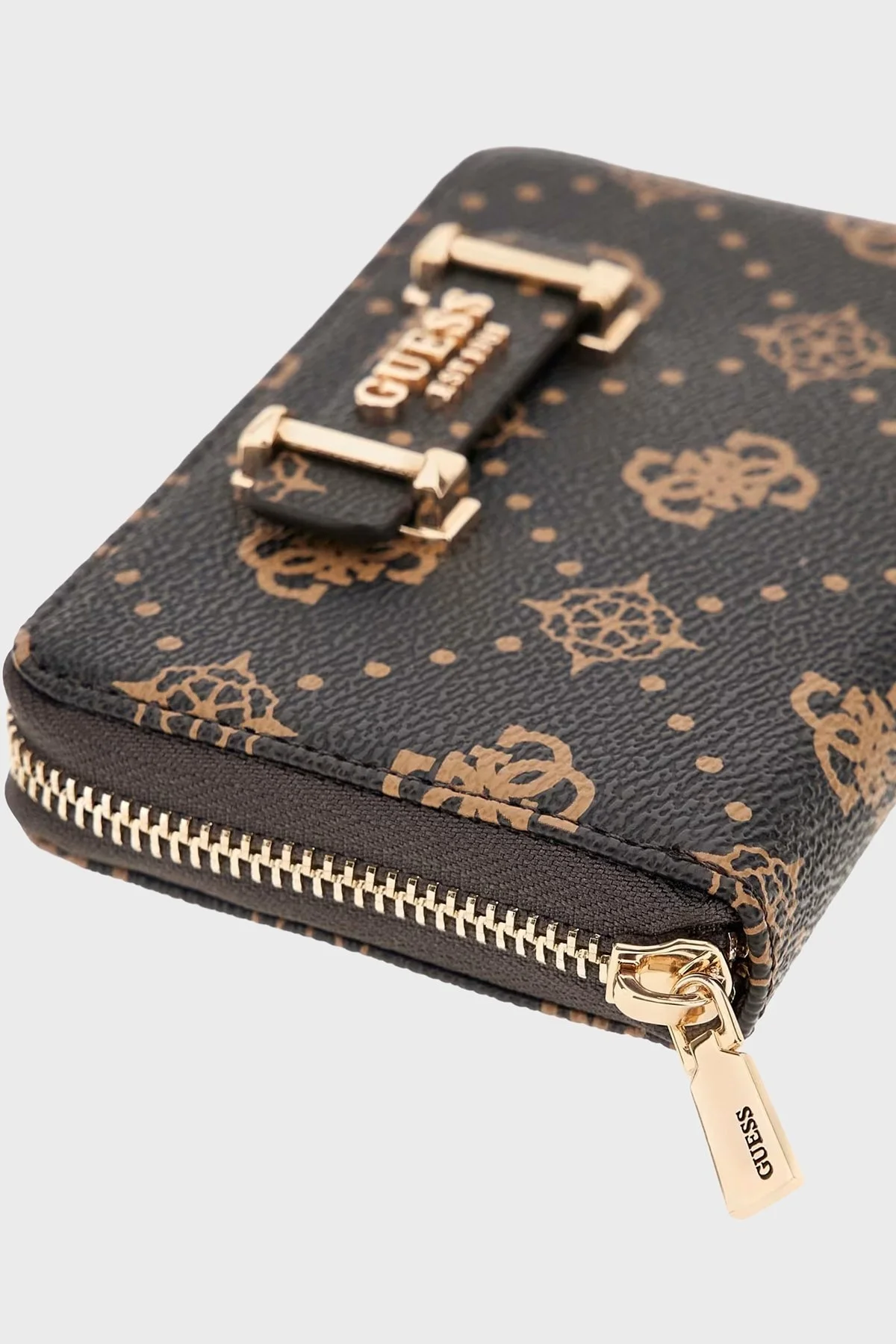 Guess Silia Tamamı 4G Logolu SWGP9890140 Bayan Cüzdan SWGP98 90140 ESL KAHVE - 3