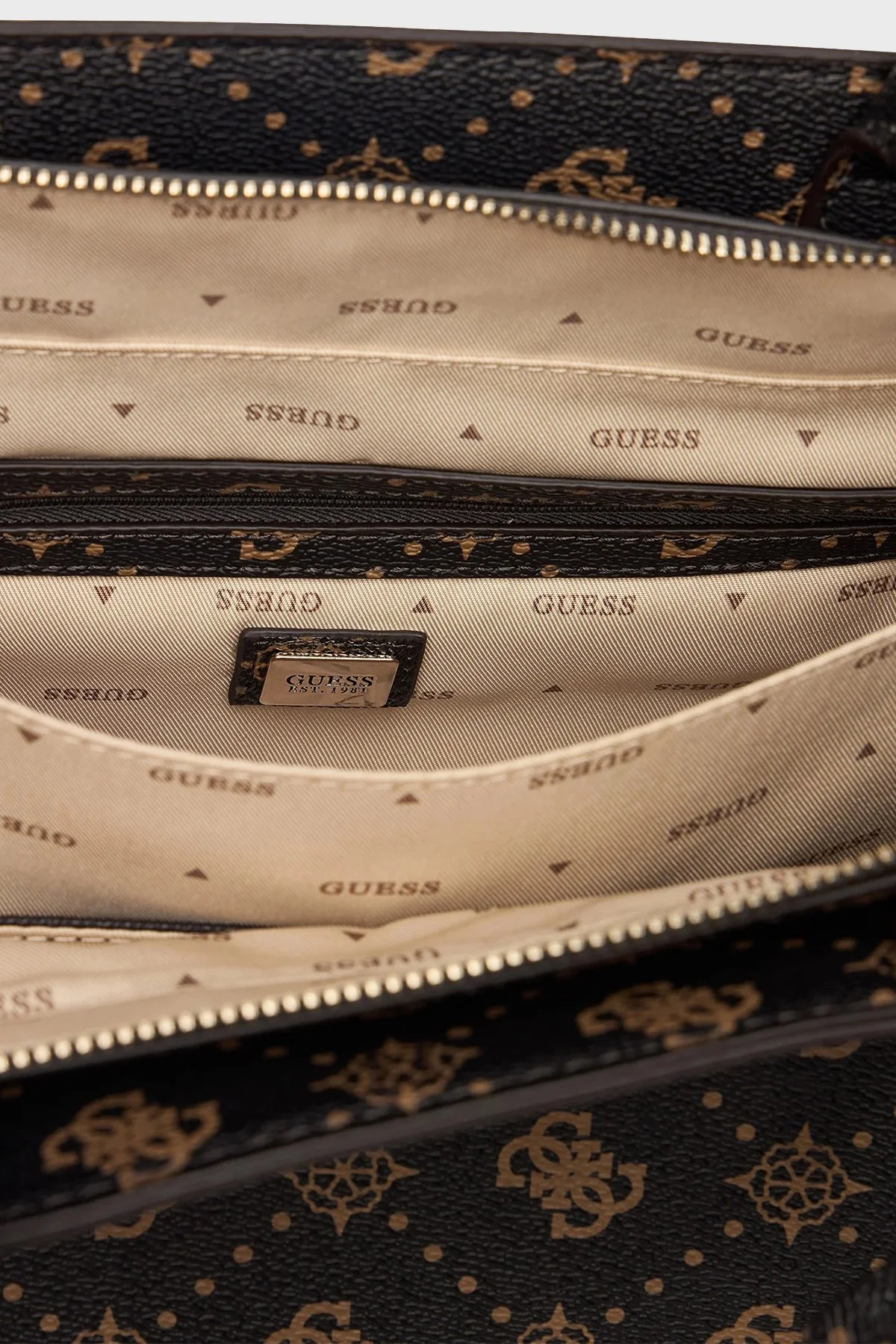 Guess Silia2 4G Logolu Çıkarılabilir Askılı HWGP9890220 Bayan Çanta HWGP98 90220 ESL KAHVE - 6