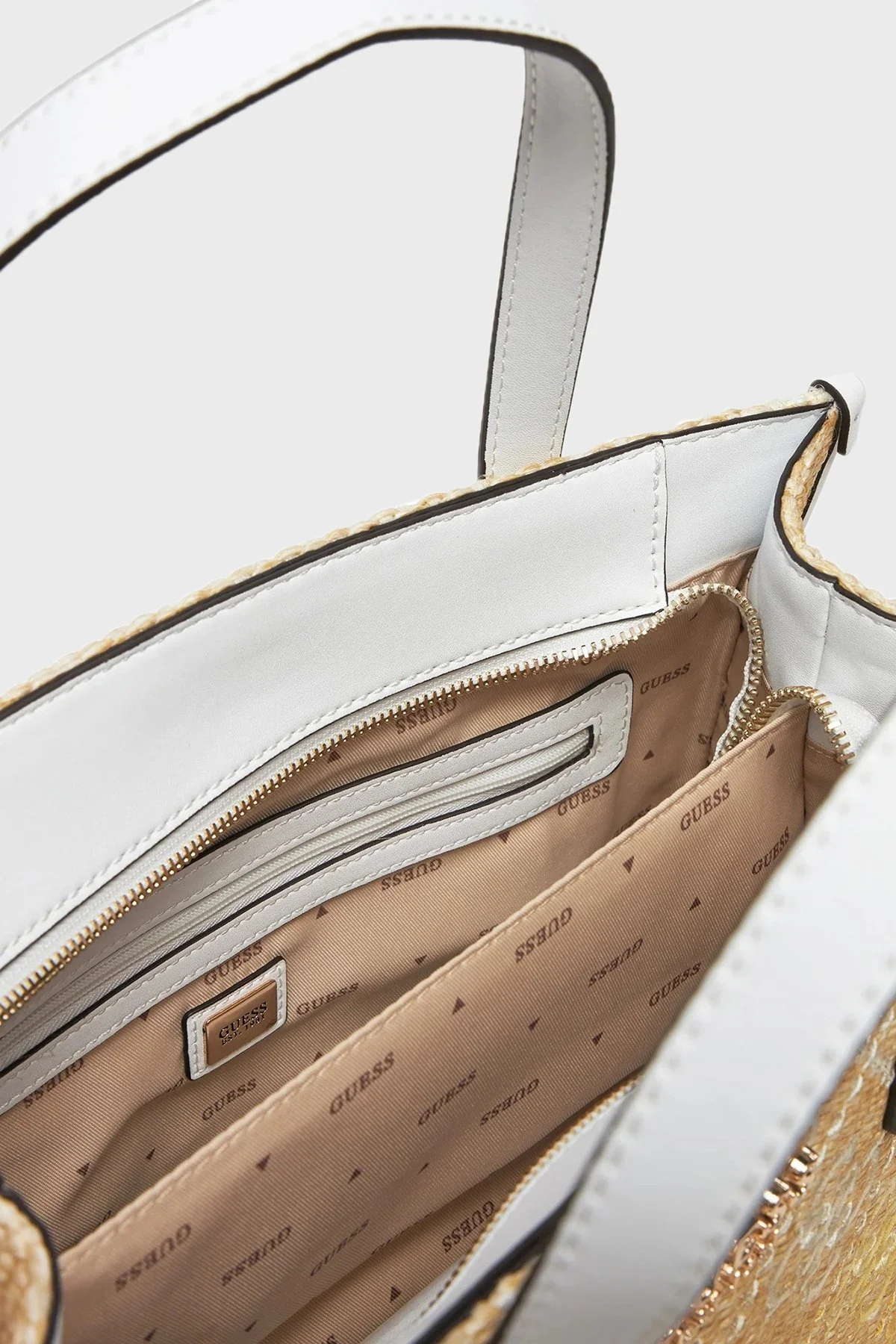 Guess Silvana 4G Logolu Ayarlanabilir Askılı Tote HWSW8665220 Bayan Çanta HWSW86 65220 CIO BEJ - 10