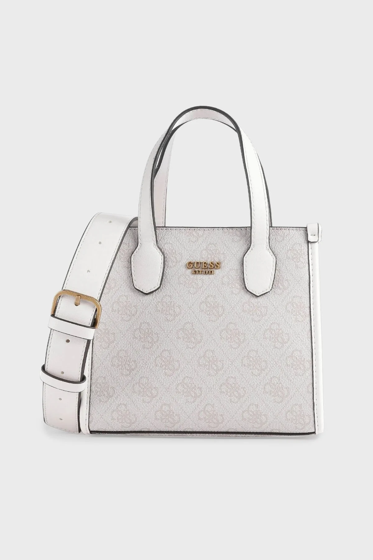 Guess Silvana Logolu Çıkarılabilir Omuz Askılı Bayan Çanta HWSB8665770 DVL GRİ - 1