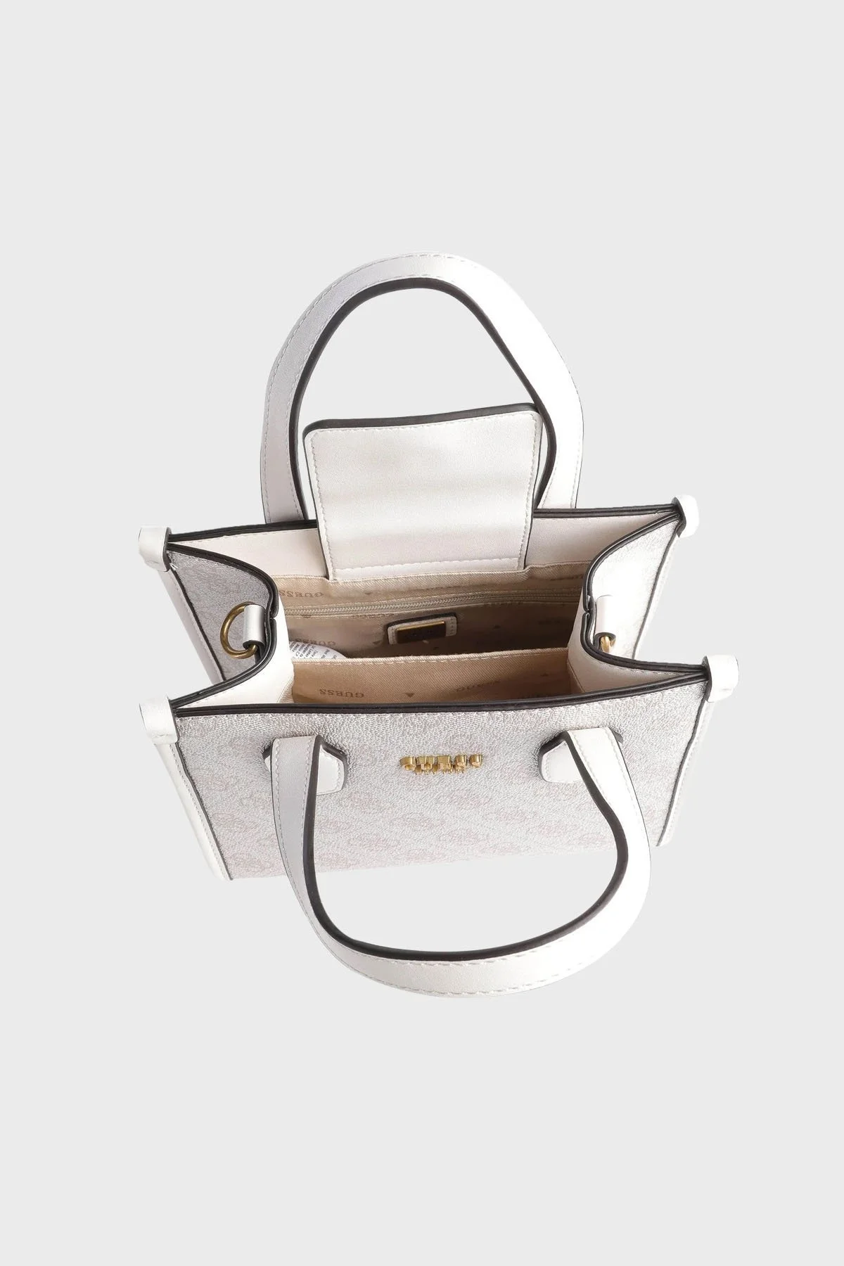 Guess Silvana Logolu Çıkarılabilir Omuz Askılı Bayan Çanta HWSB8665770 DVL GRİ - 3