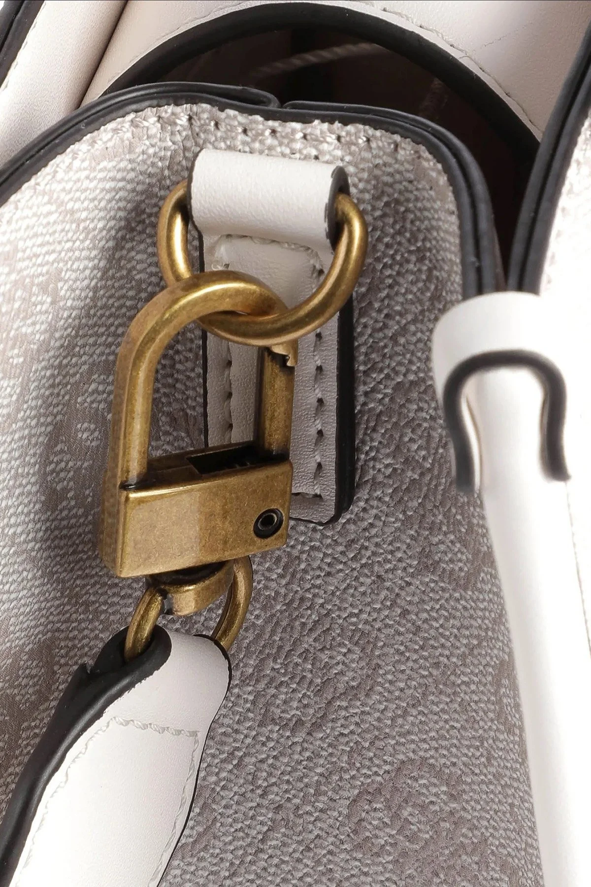 Guess Silvana Logolu Çıkarılabilir Omuz Askılı Bayan Çanta HWSB8665770 DVL GRİ - 4