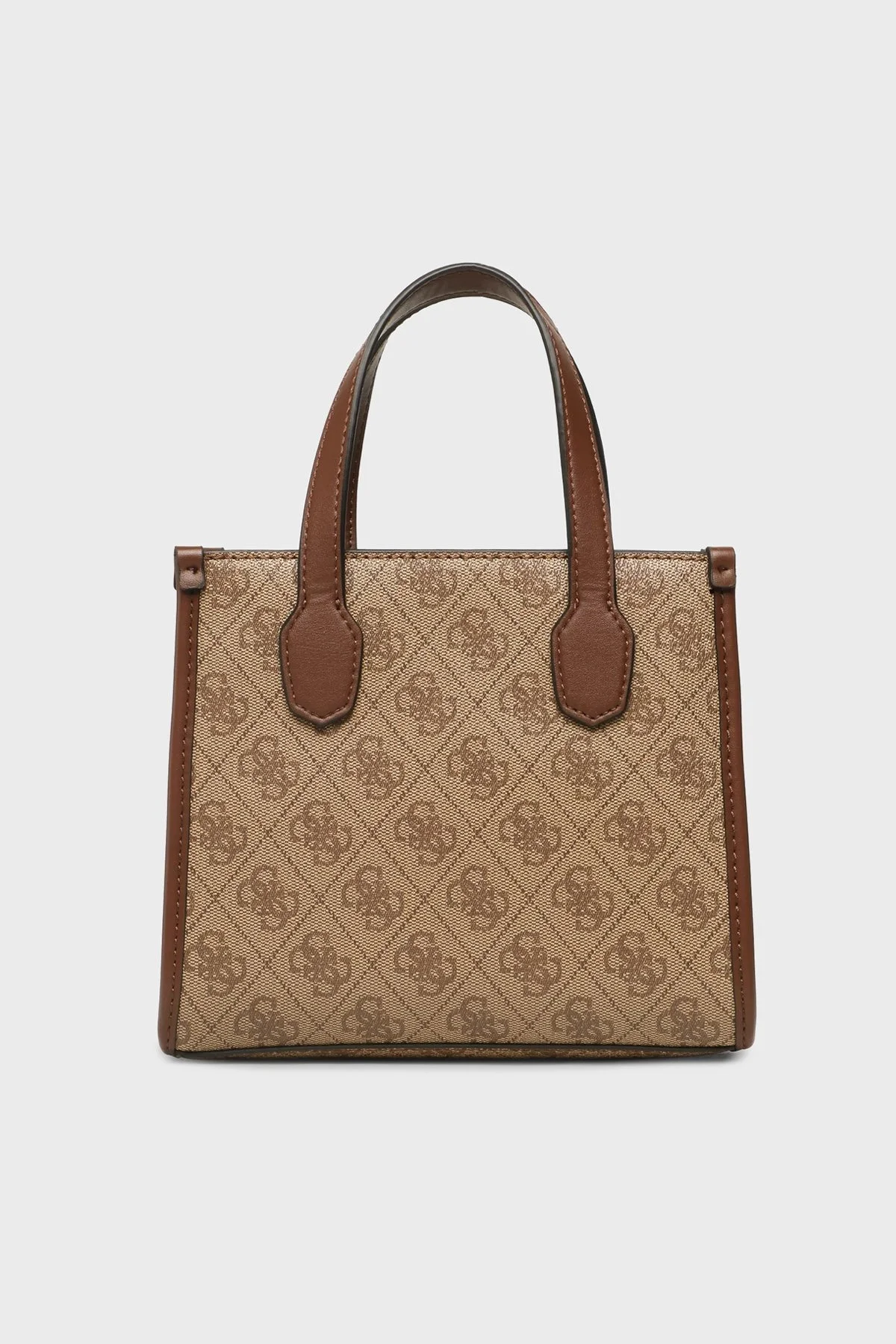 Guess Silvana Logolu Çıkarılabilir Omuz Askılı Bayan Çanta HWSB8665770 LGW KAHVE - 2