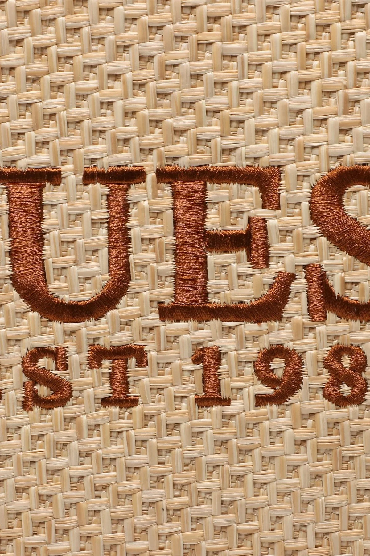 Guess Silvana Logolu Hasır Bayan Çanta HWWS8665240 NTC KAHVE - 5