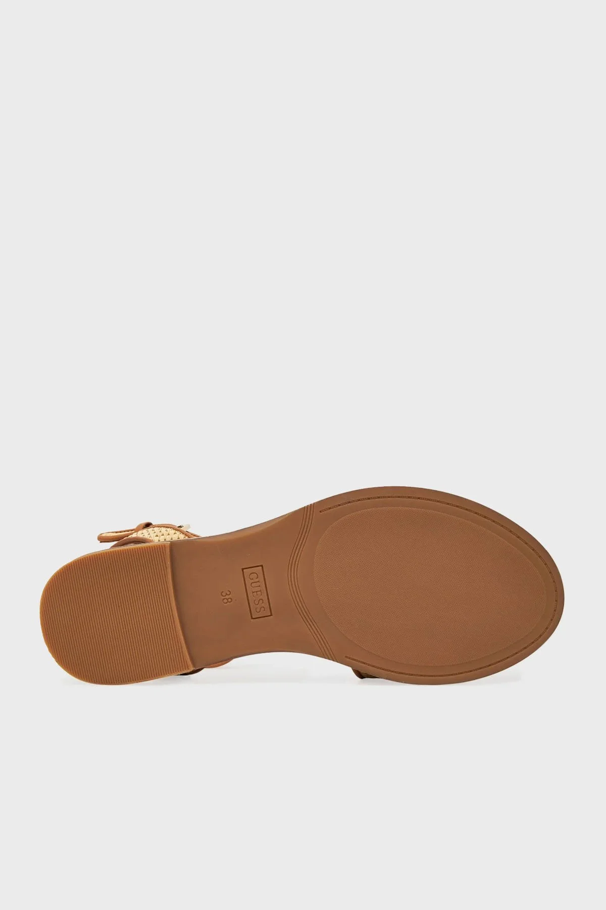 Guess Siyona Logolu FLJSIYFAB03 Kadın Sandalet FLJSIY FAB03 NATU TABA - 6